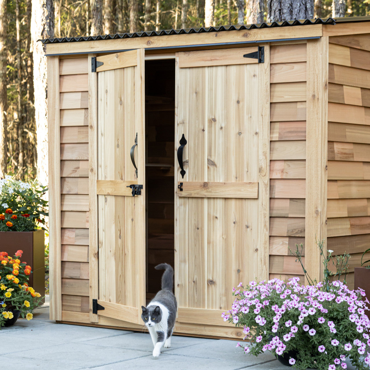6' x 3' Patio Garden Shed