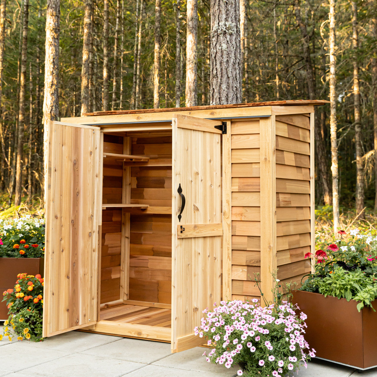 6' x 3' Patio Garden Shed