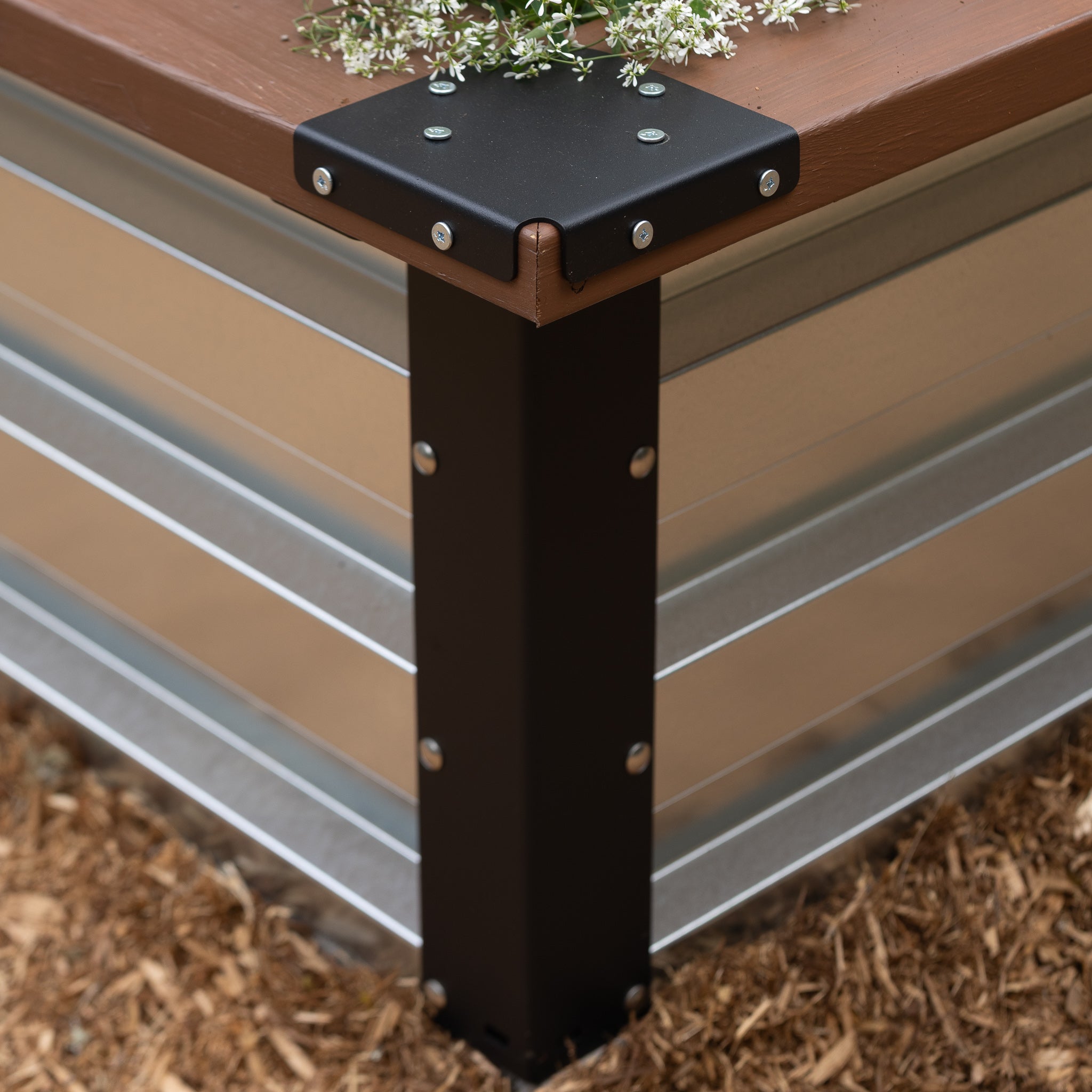 3.5' x 7' Galvanized Steel Raised Garden Bed Kit