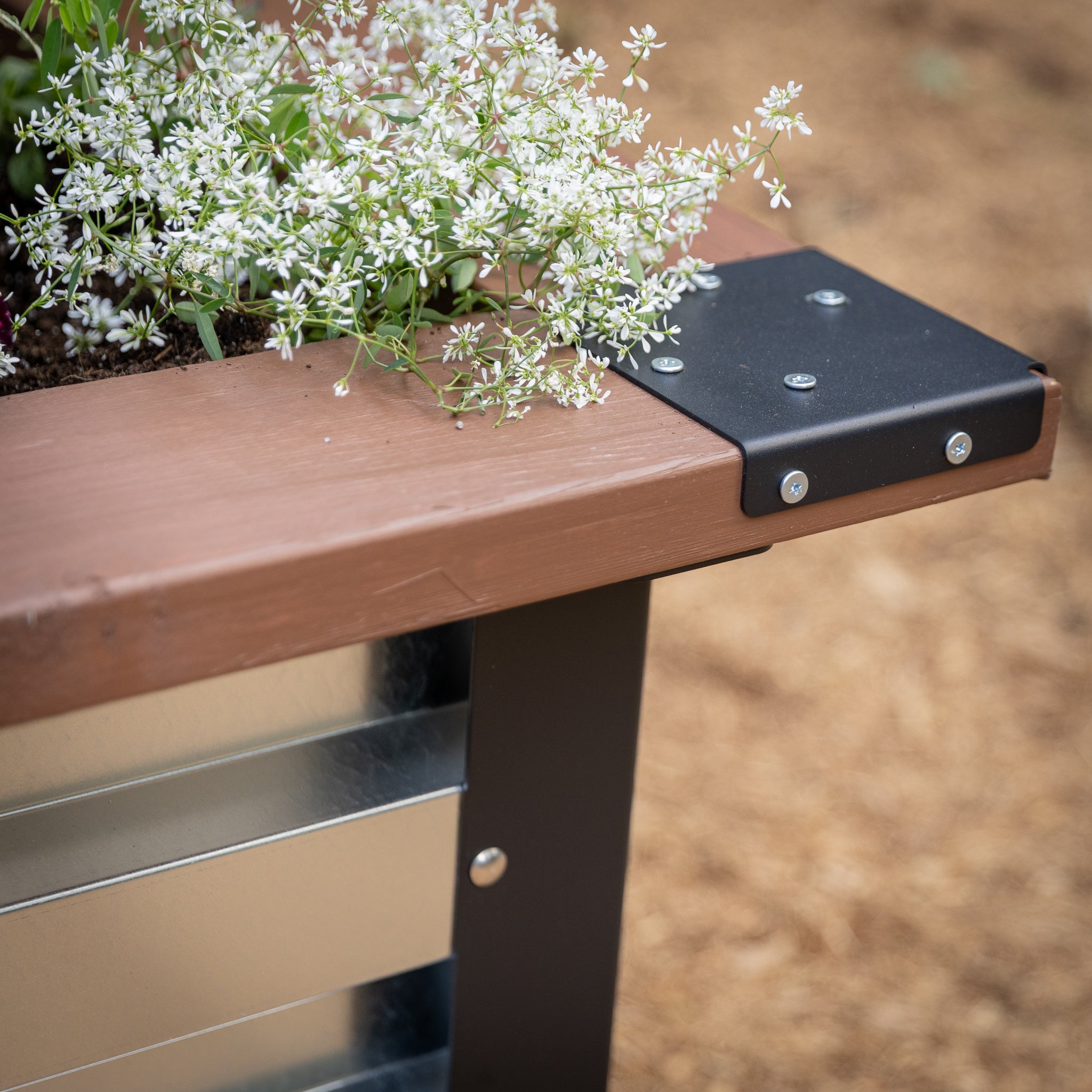 3.5' x 7' Galvanized Steel Raised Garden Bed Kit