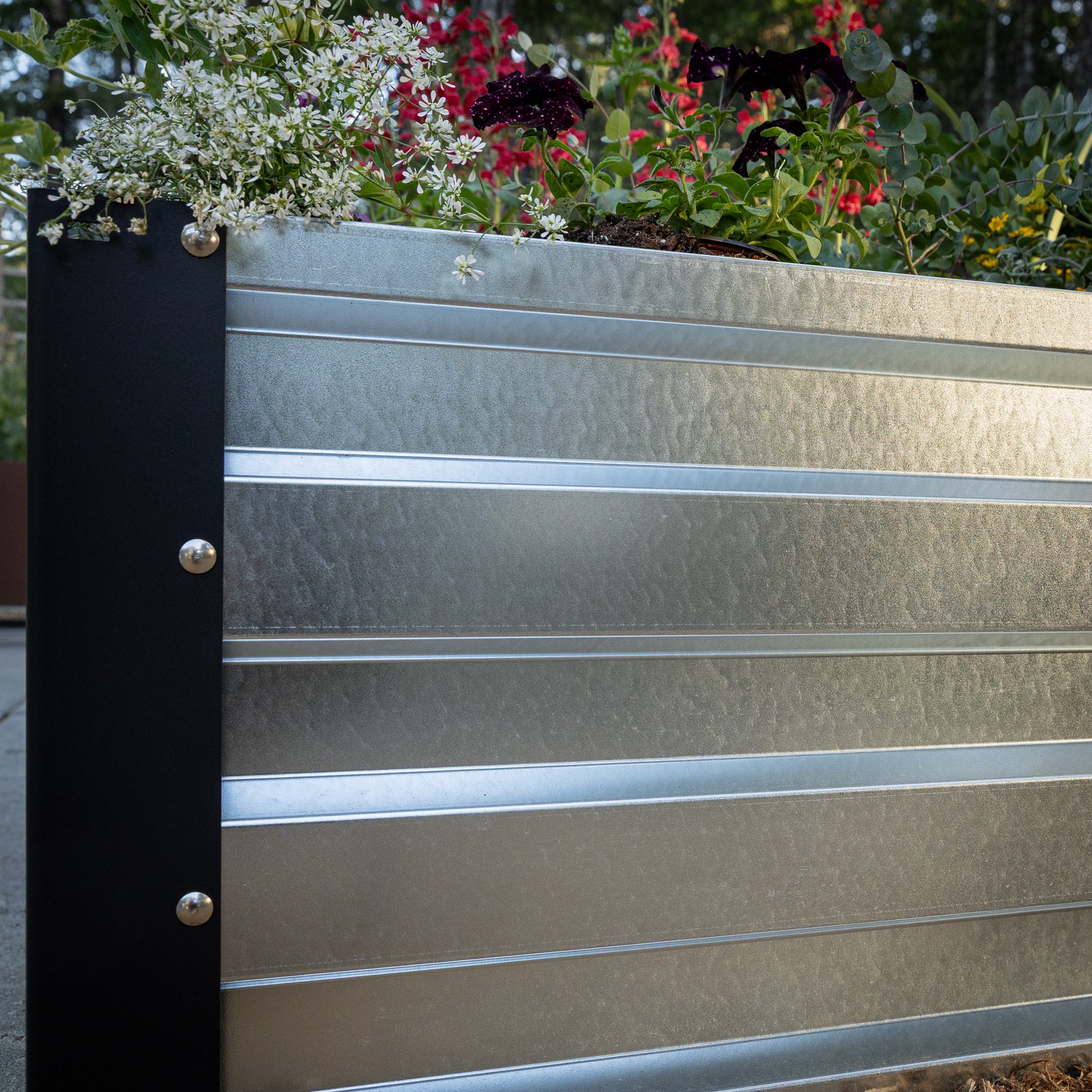 3.5' x 7' Galvanized Steel Raised Garden Bed Kit