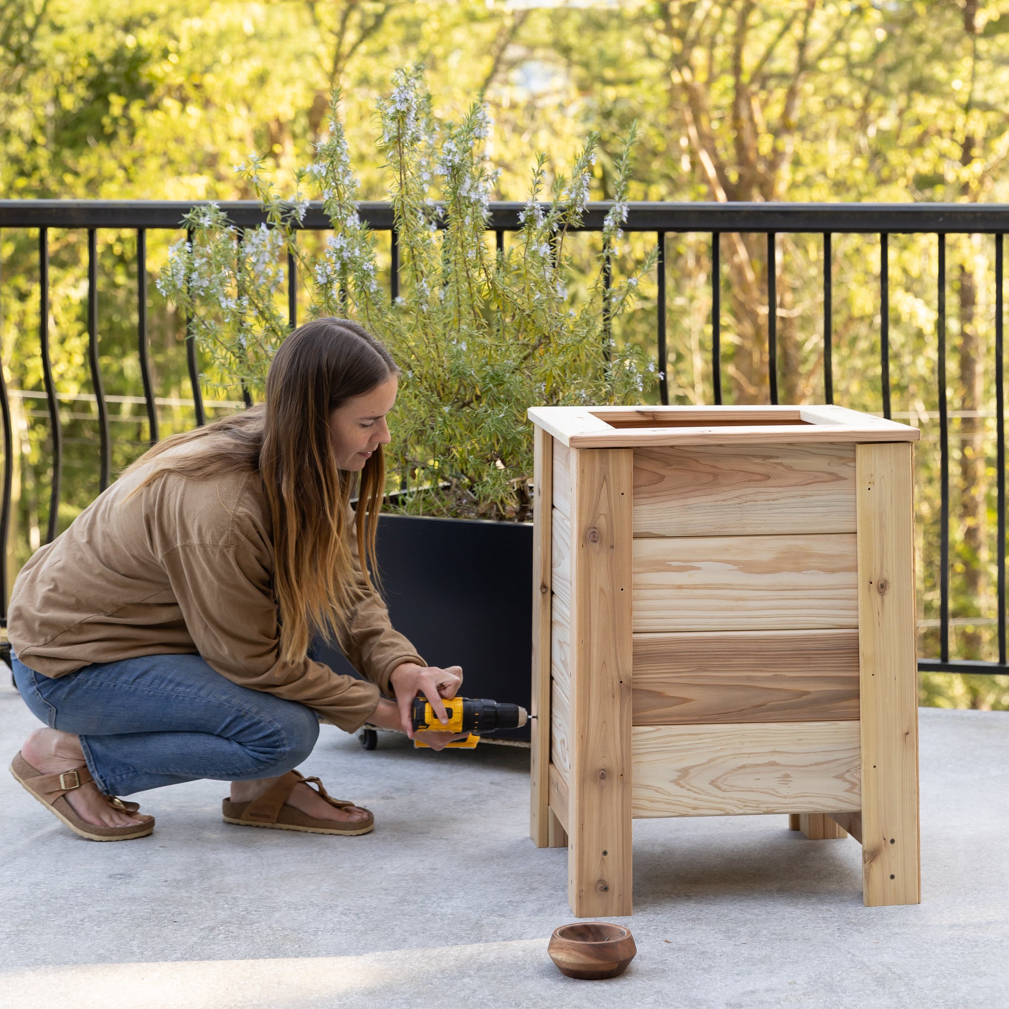 Natural Cedar Planter Boxes