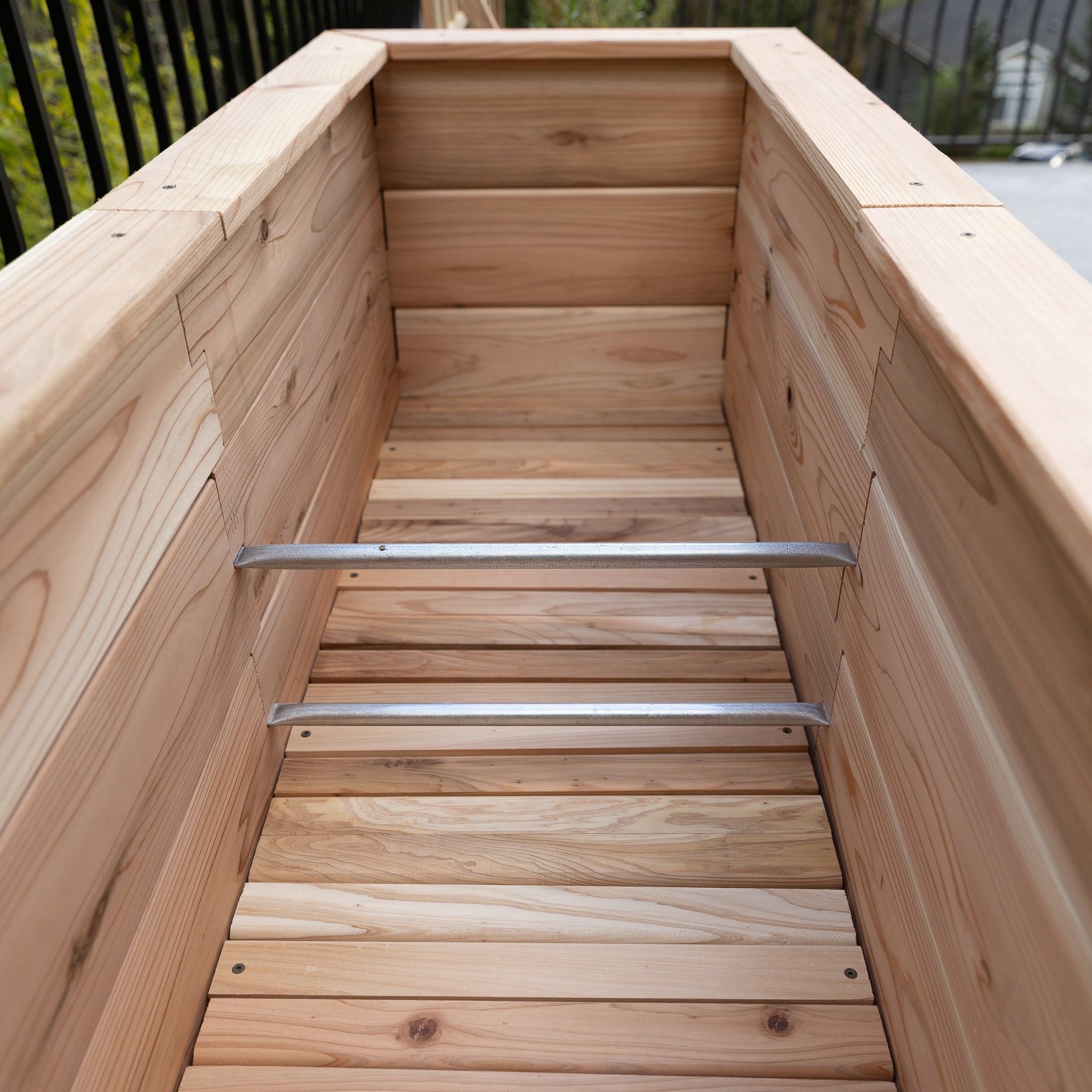 Natural Cedar Elevated Garden Planter
