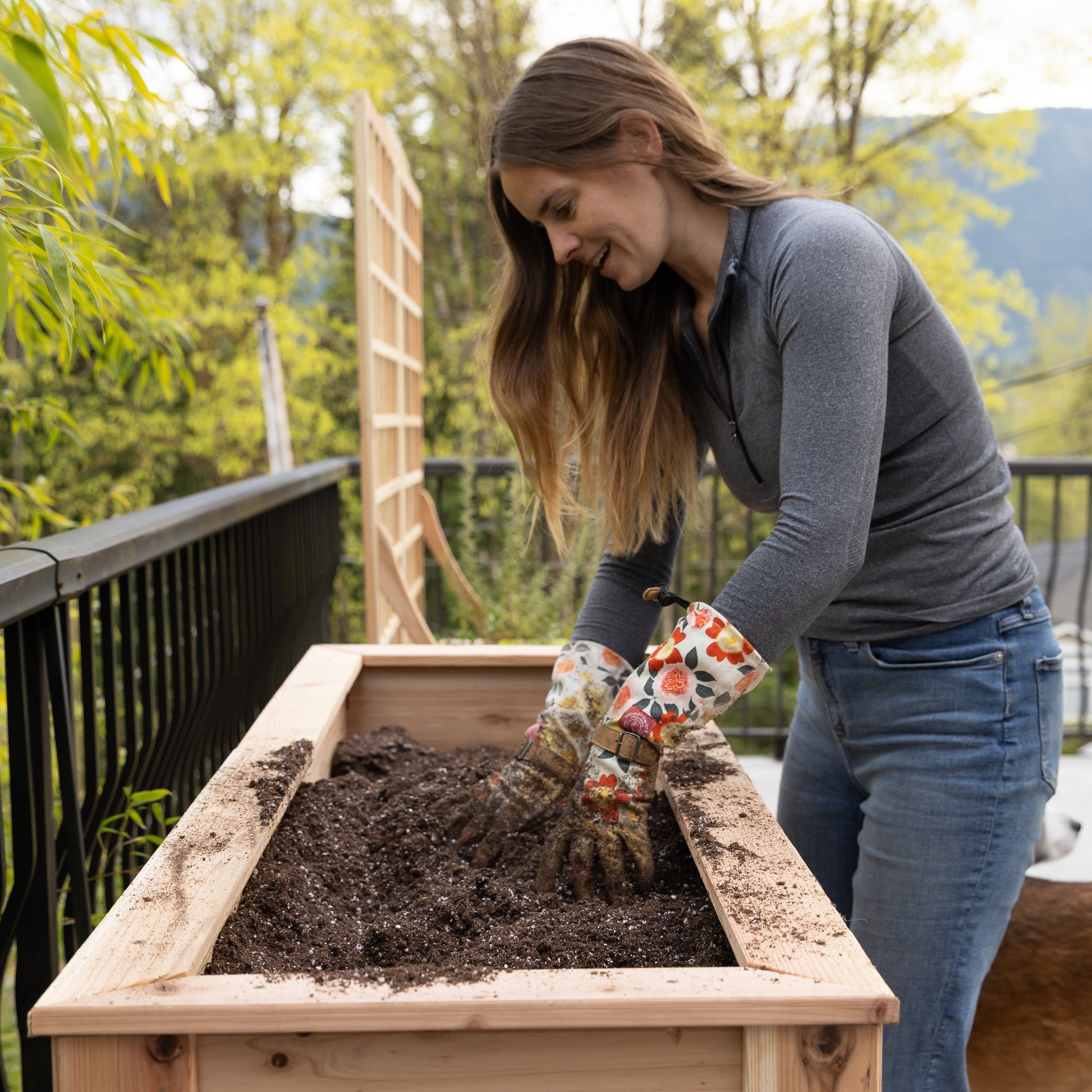 Natural Cedar Planter Boxes