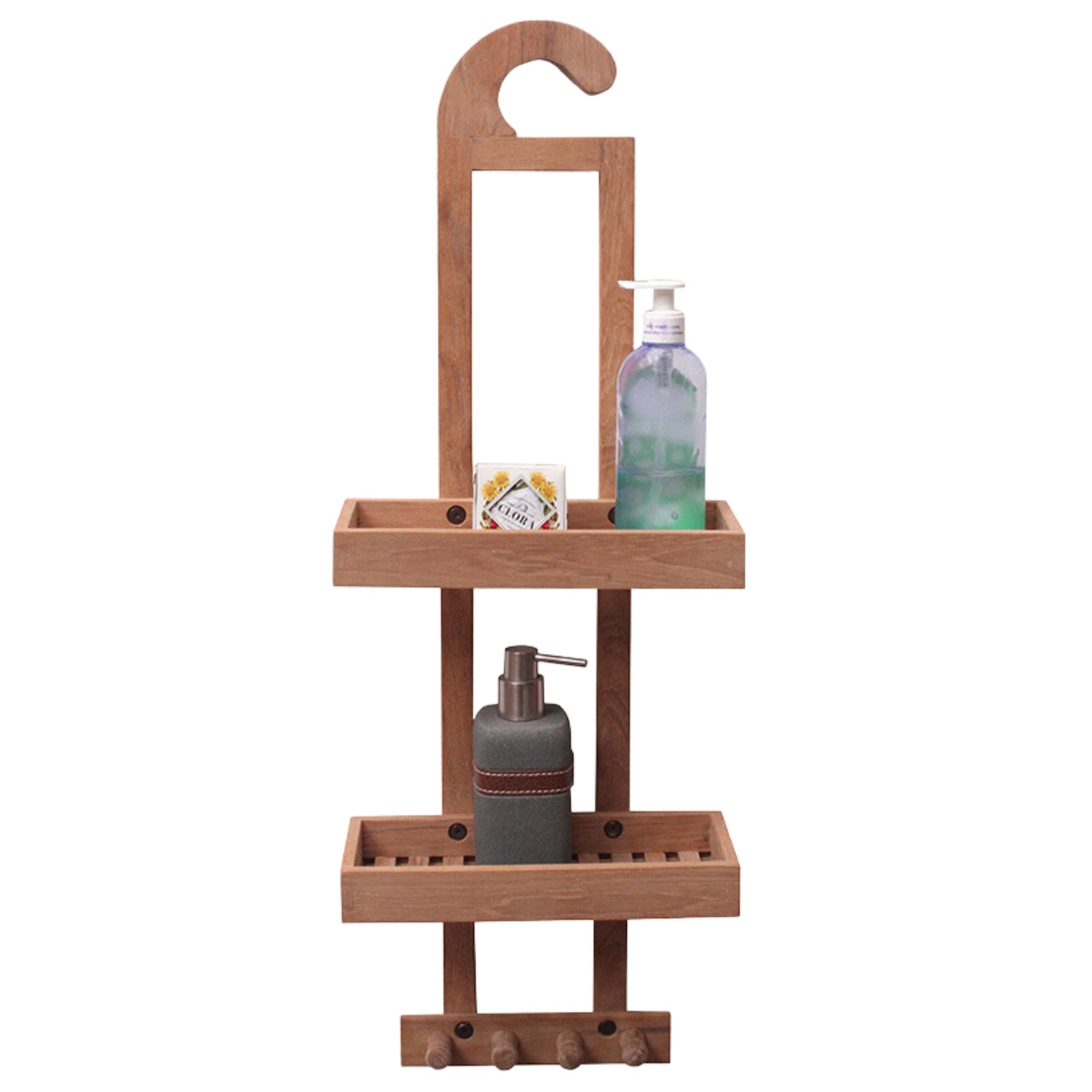 Natural Teak Newport Shower Caddy