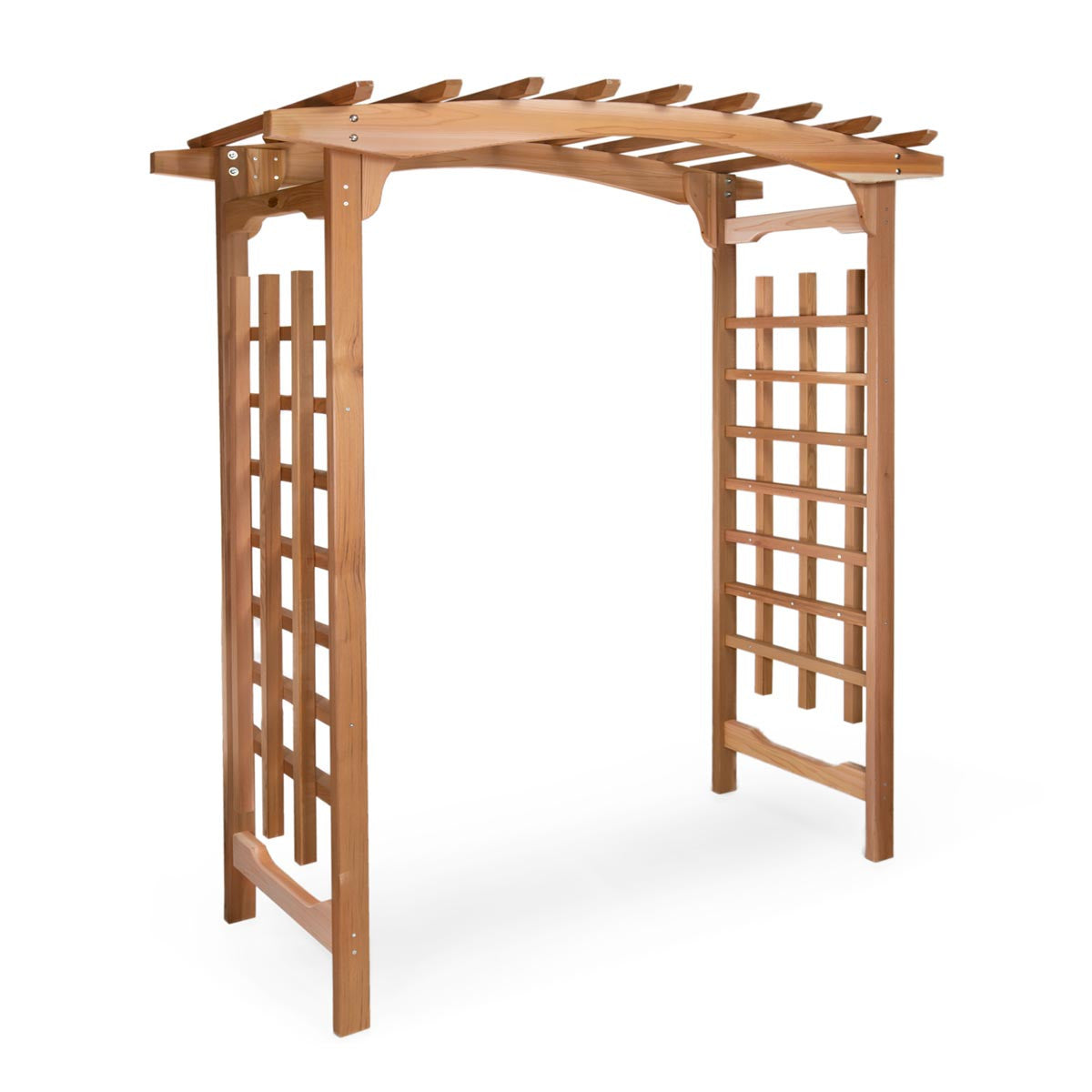 6' Cedar Walk-Through Garden Arbor