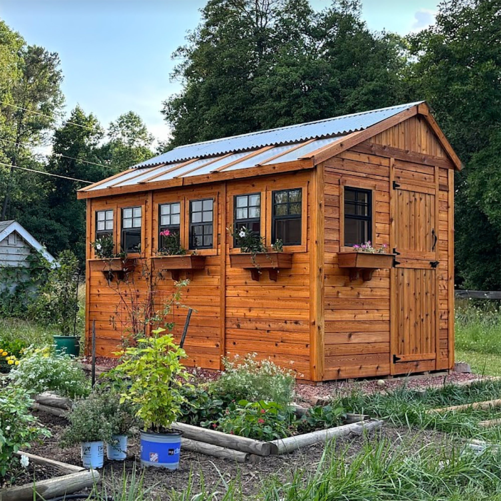 8' x 12' SunShed Garden Shed Metal Roof option3