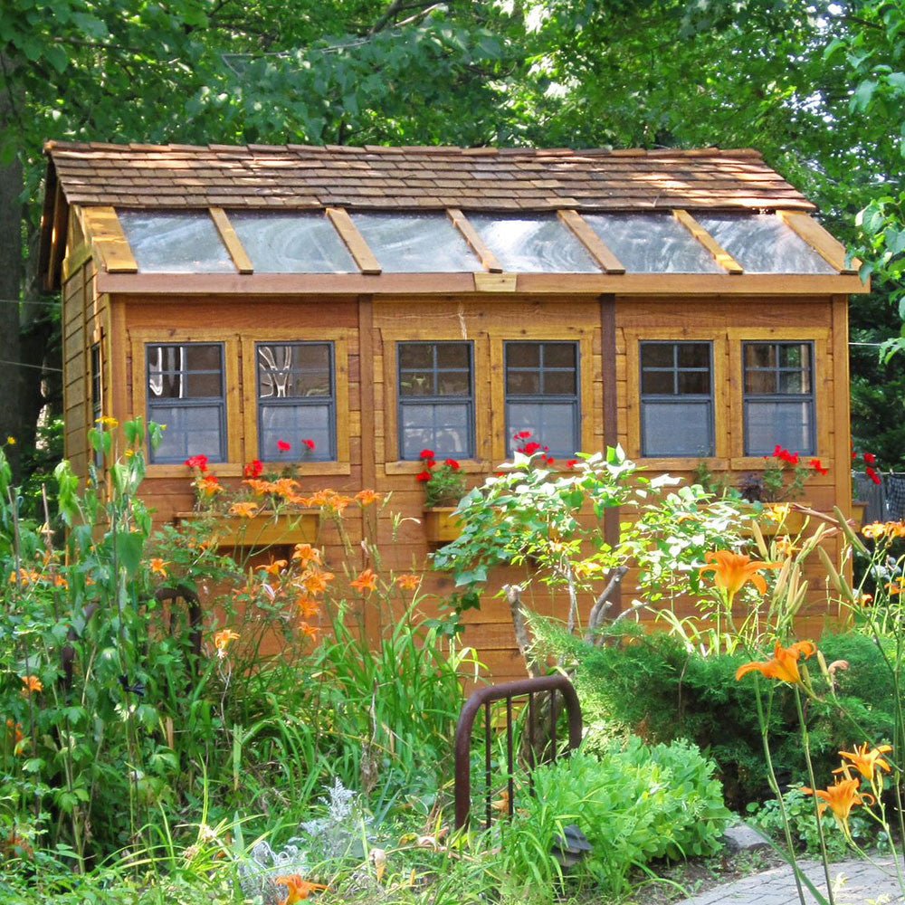 8' x 12' SunShed Garden Shed Metal Roof