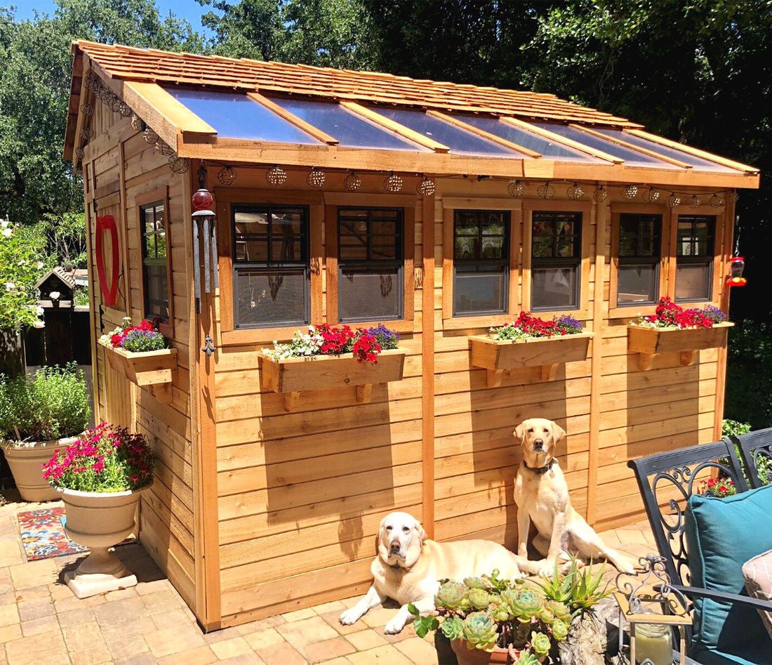 8' x 12' SunShed Garden Shed Metal Roof
