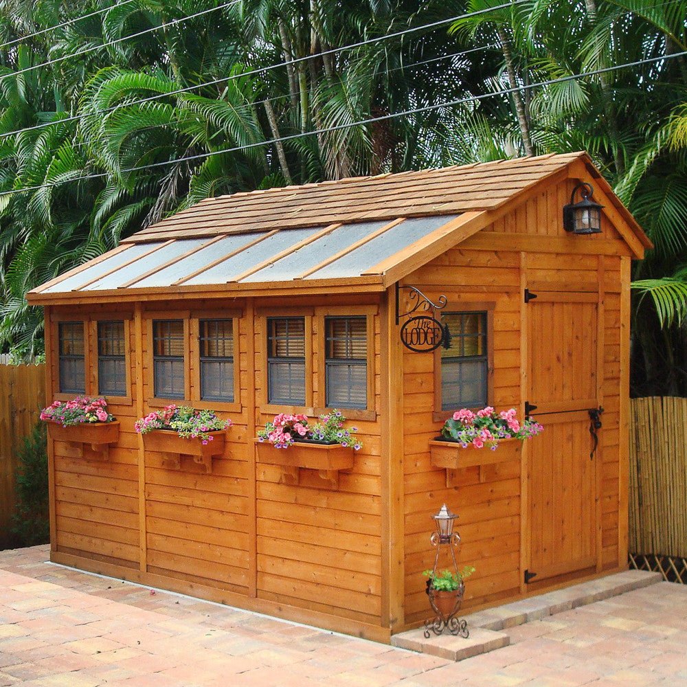 8' x 12' SunShed Garden Shed Metal Roof