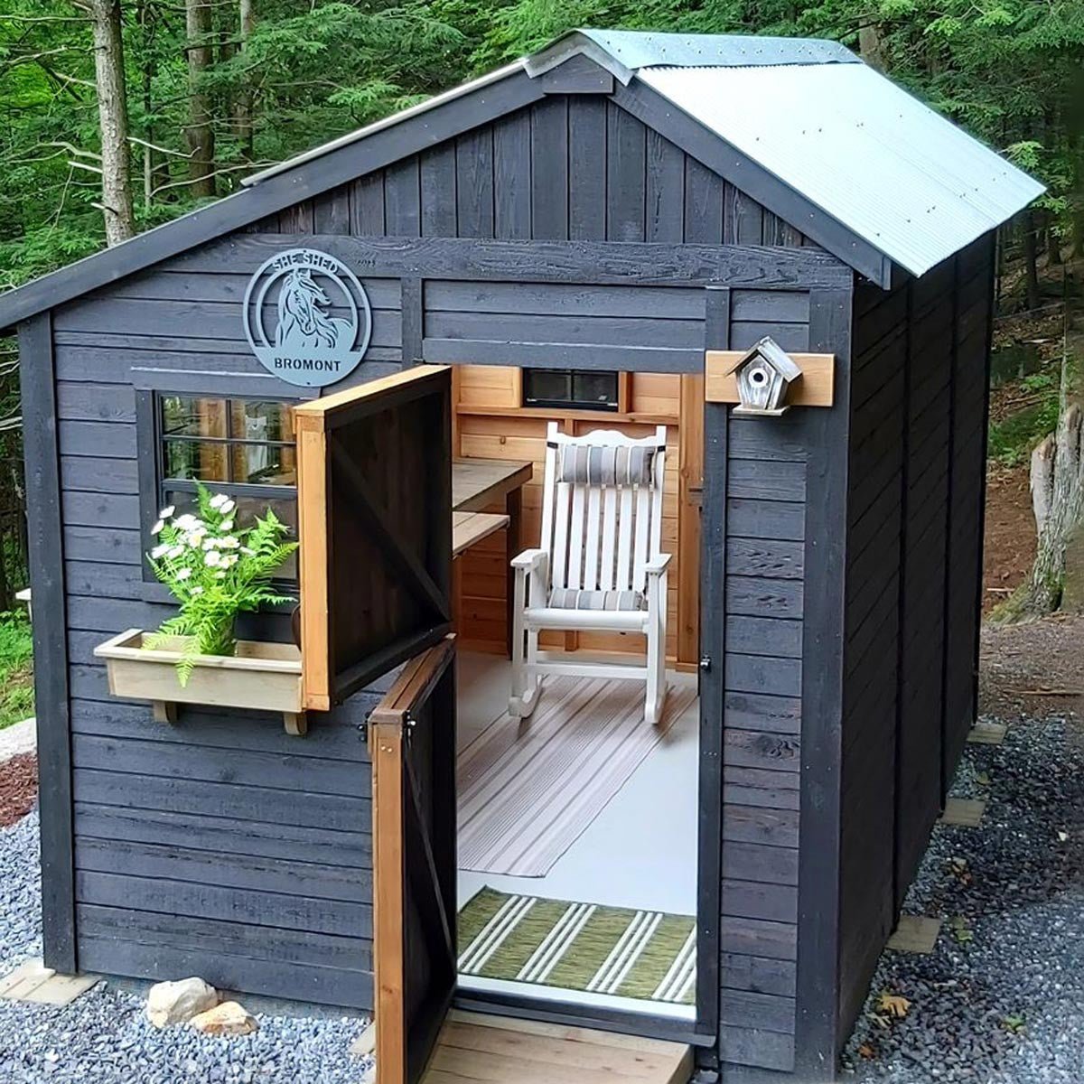 8' x 12' SunShed Garden Shed Metal Roof