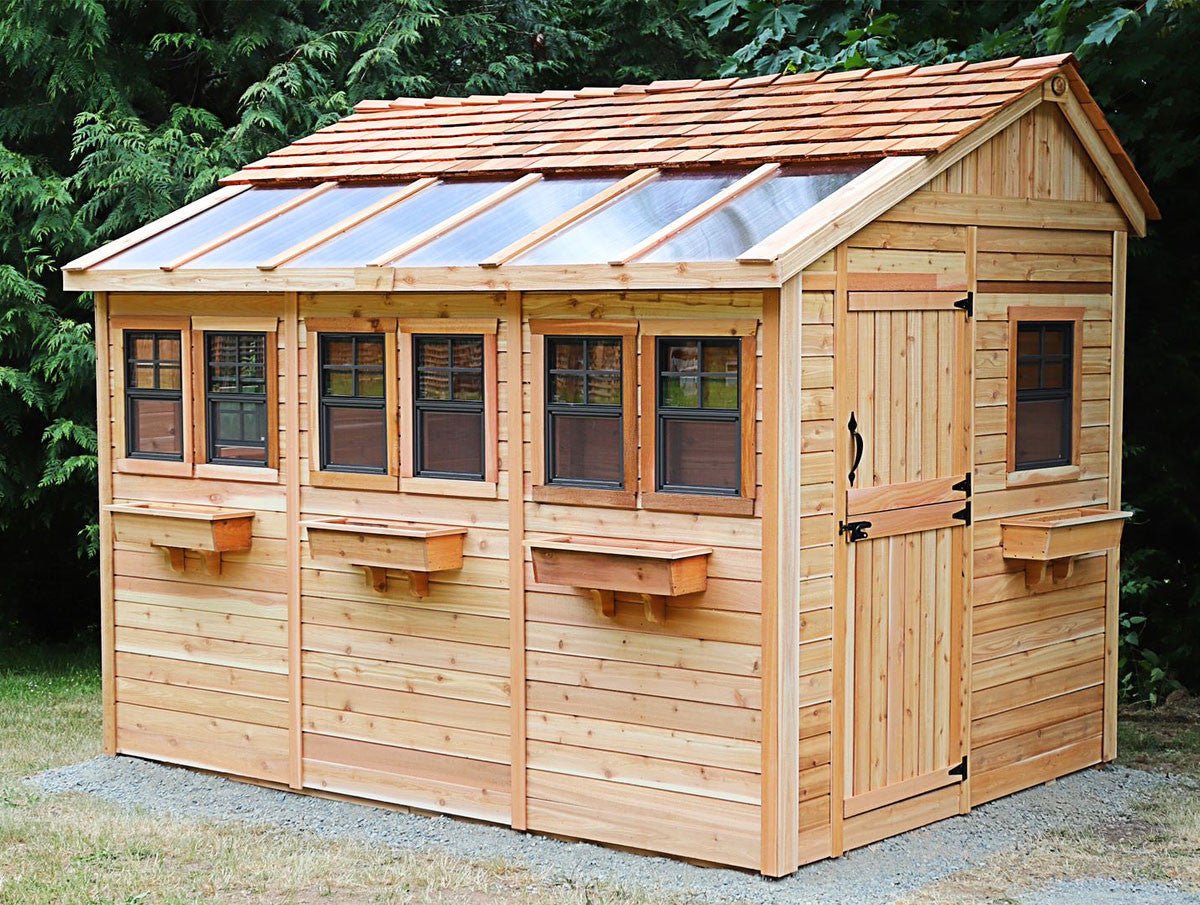 8' x 12' SunShed Garden Shed Metal Roof