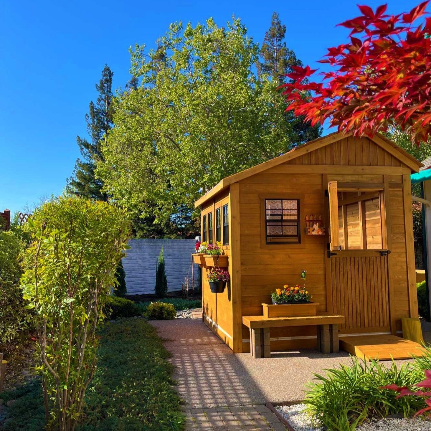 8' x 12' SunShed Garden Shed Metal Roof