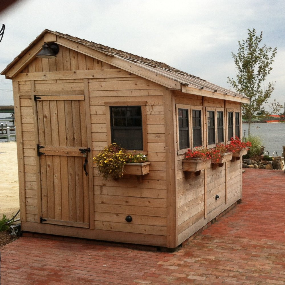 8' x 12' SunShed Garden Shed Metal Roof