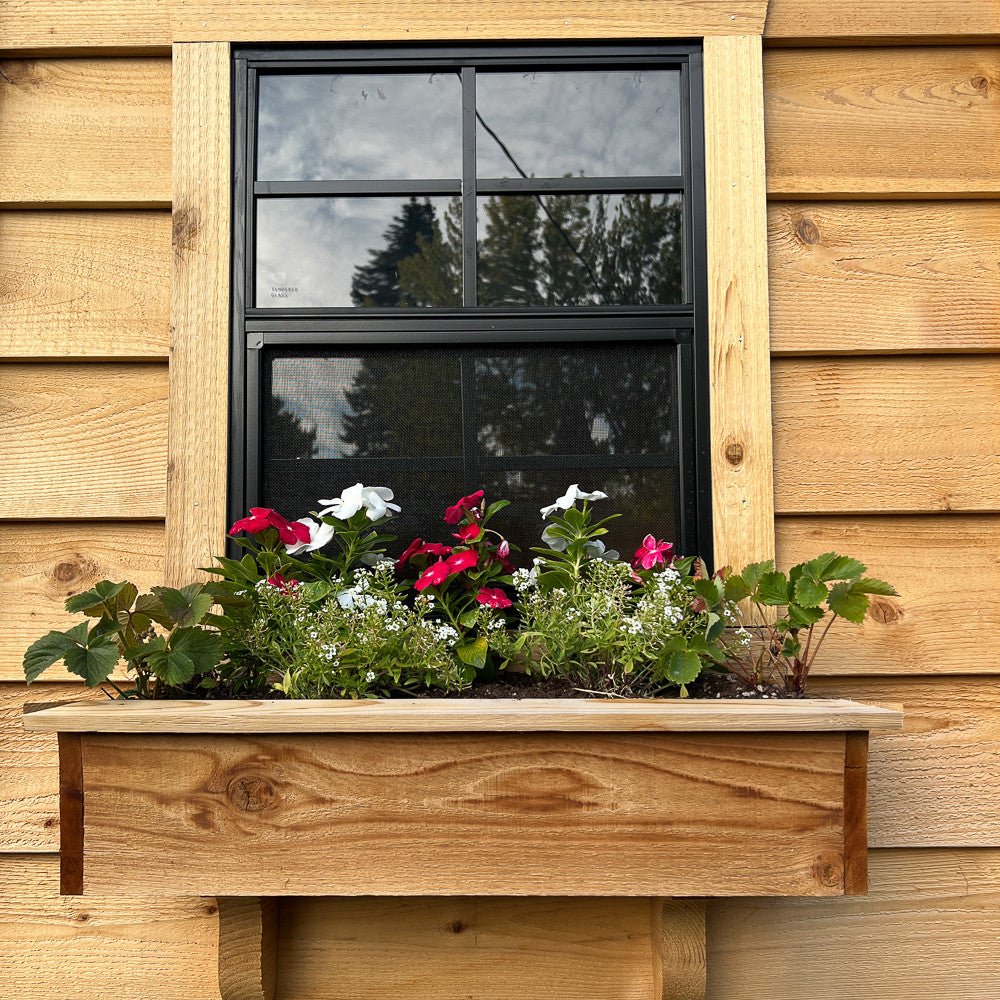 8' x 4' GardenSaver Storage Shed - Single Door Cedar Shingle Roof
