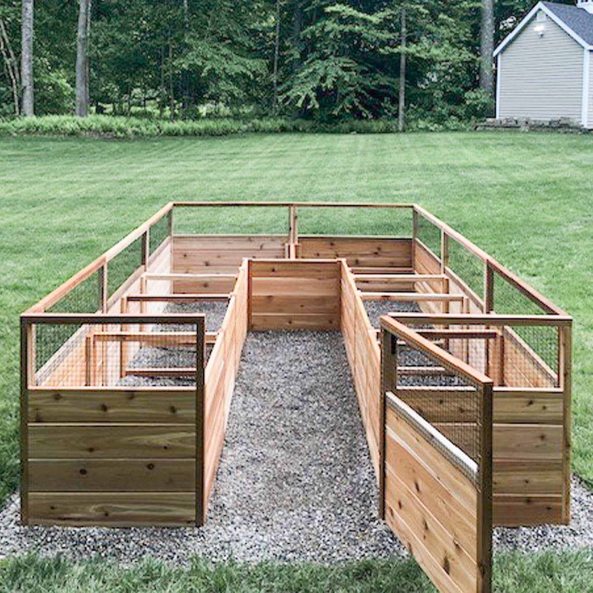 Cedar Complete Raised Garden Bed Kit - 8' x 12'