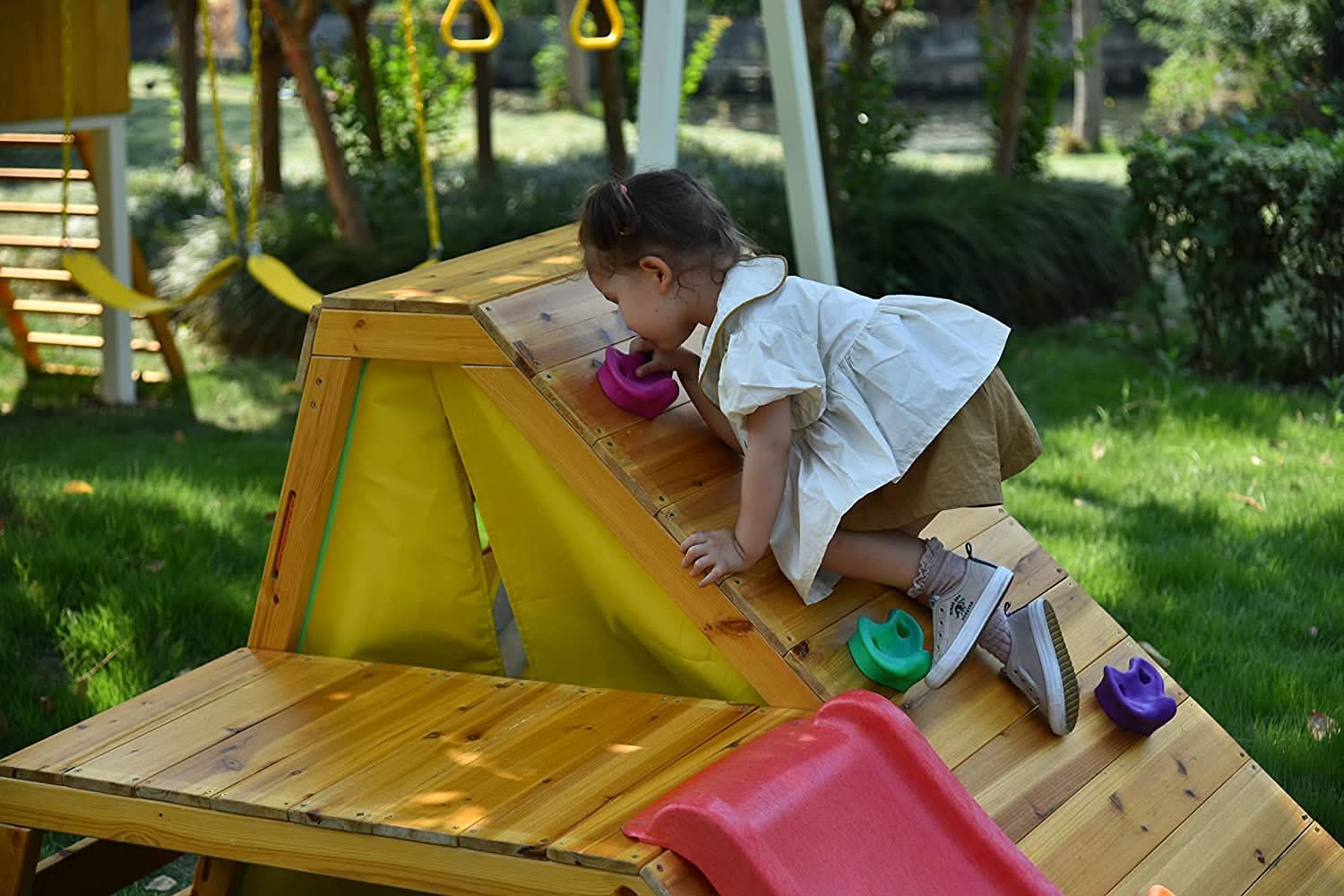 Palm 5-in-1 Indoor/Outdoor Playground Playset
