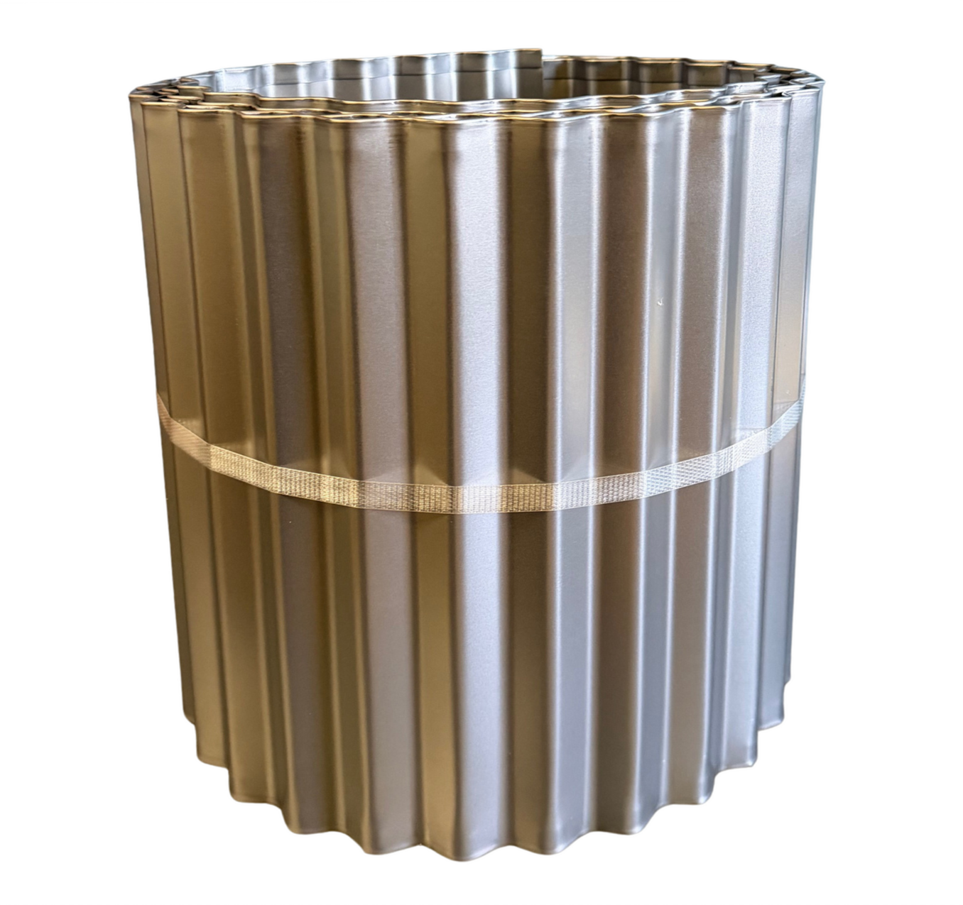Corrugated Metal Landscape Edging - 10' Lengths