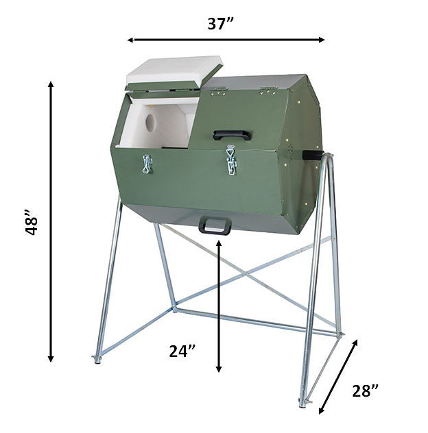 Jora JK125 Compost Tumbler - 4.5 cubic feet | Eartheasy.com