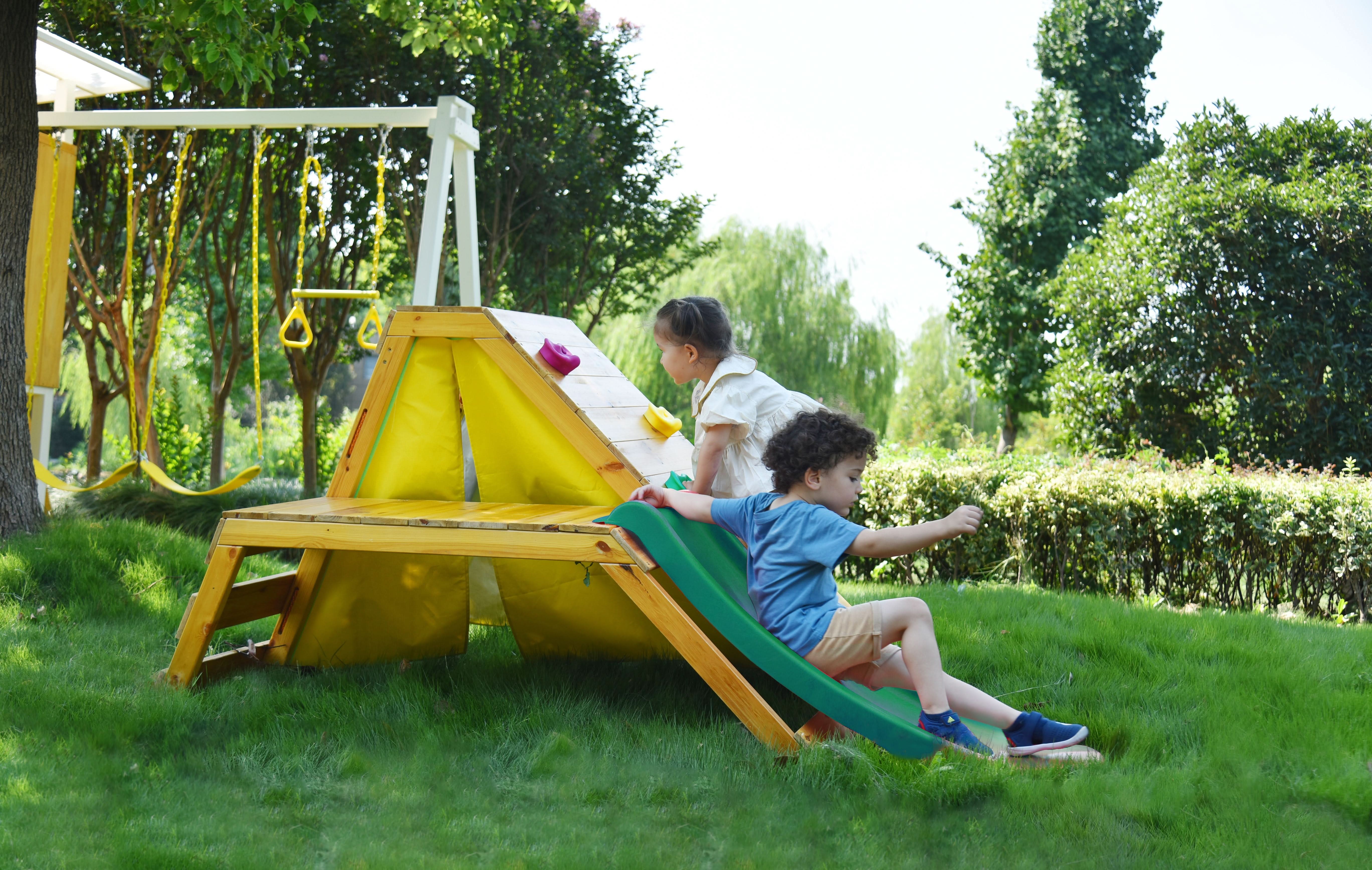 Palm 5-in-1 Indoor/Outdoor Playground Playset