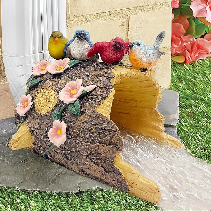 Decorative Bird Downspout Gutter Extender & Diverter