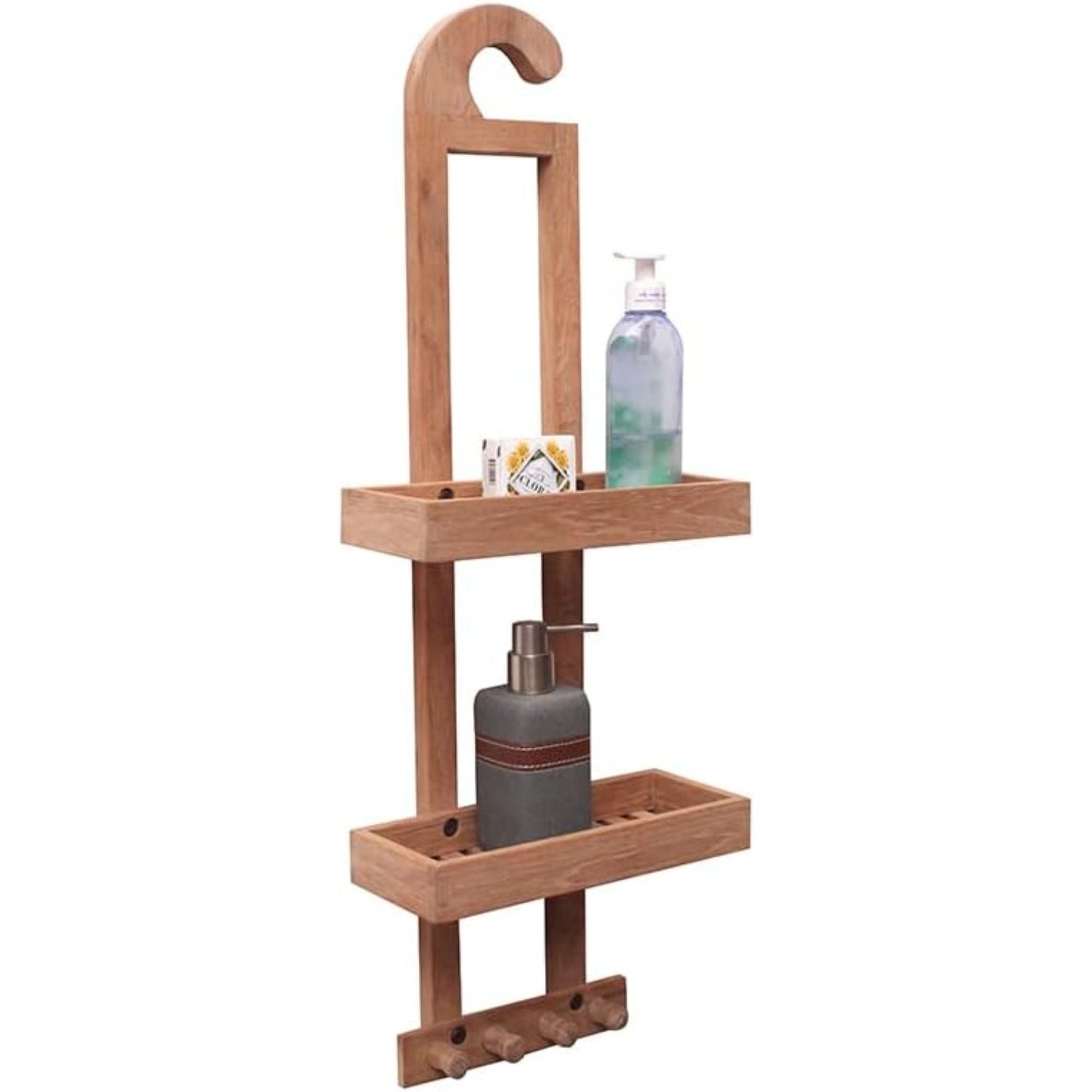 Natural Teak Newport Shower Caddy
