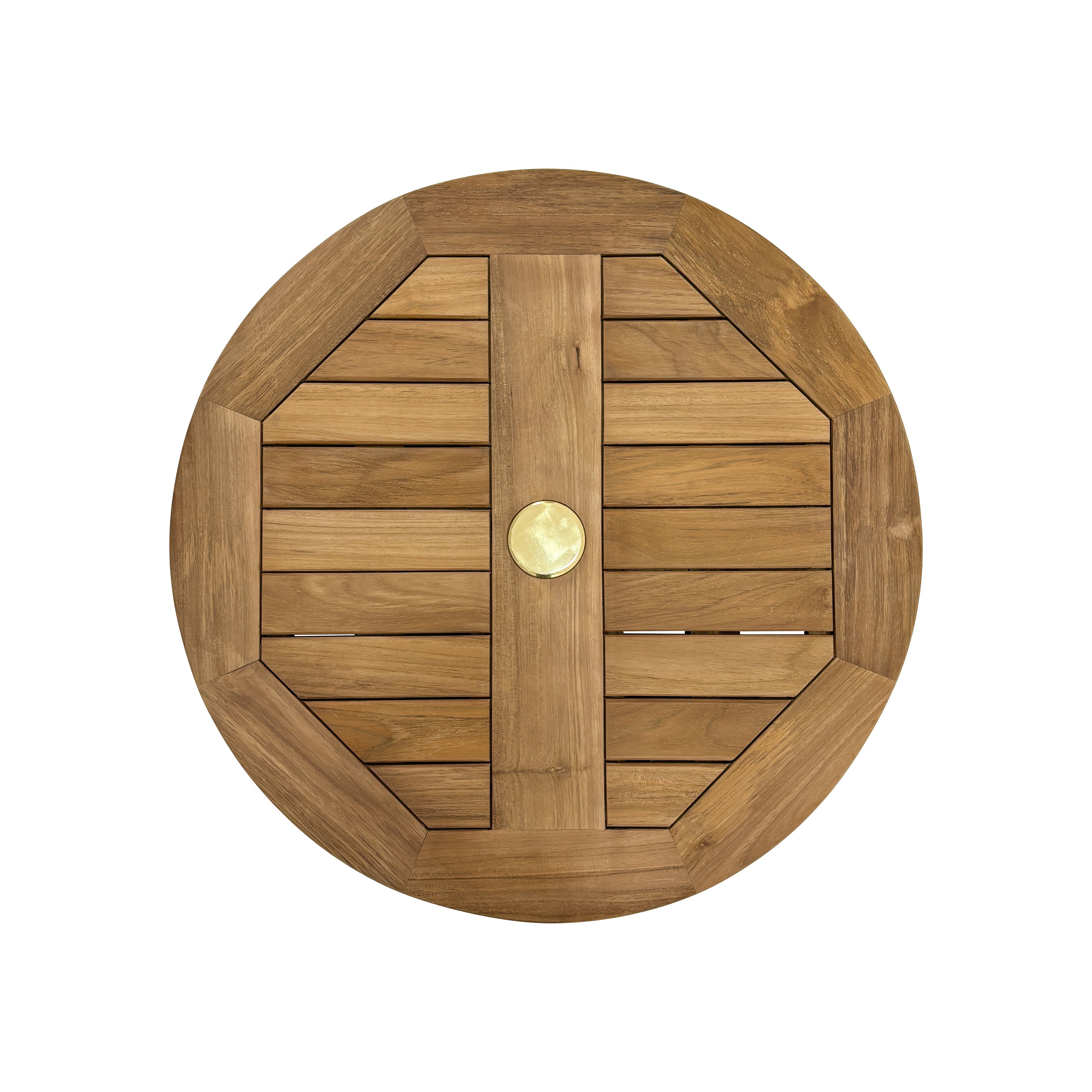 Natural Teak Lazy Susan - 24" Round