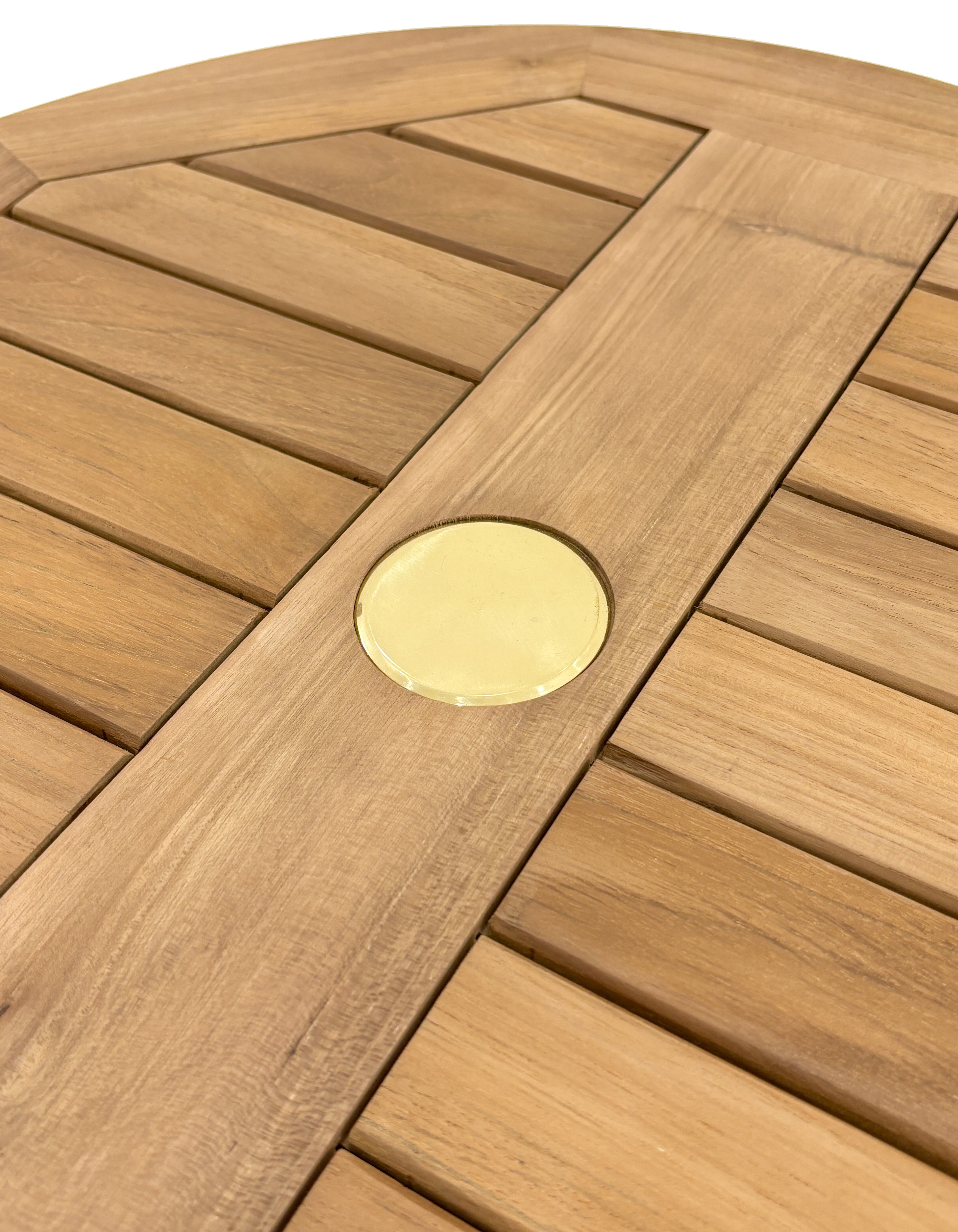 Natural Teak Lazy Susan - 24" Round