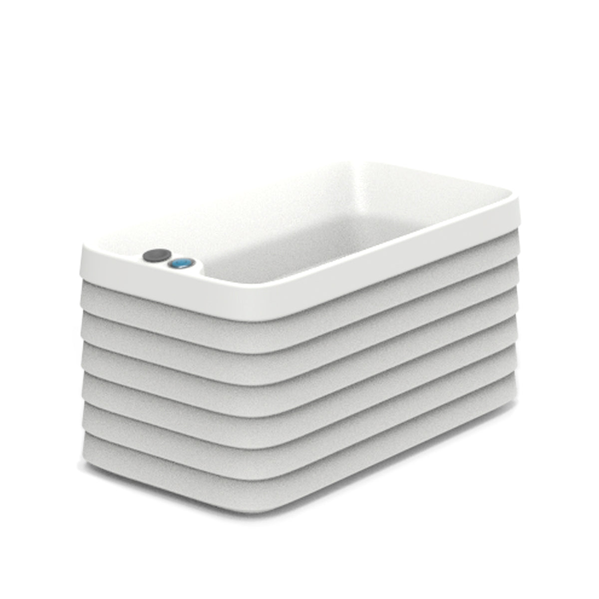 Slat Self-Watering Window Box Planter