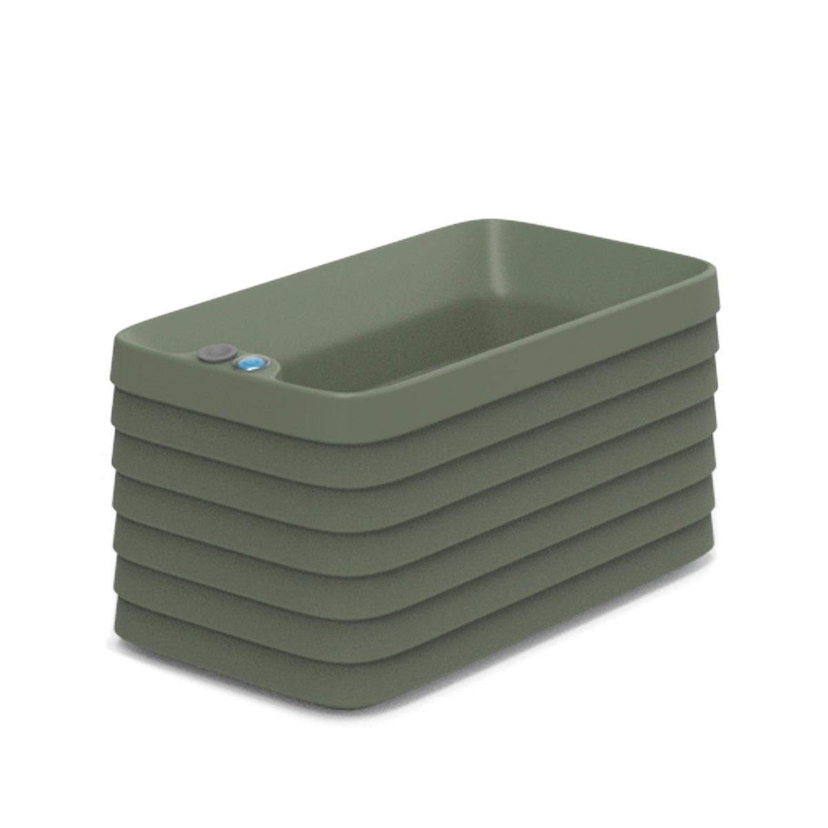 Slat Self-Watering Window Box Planter