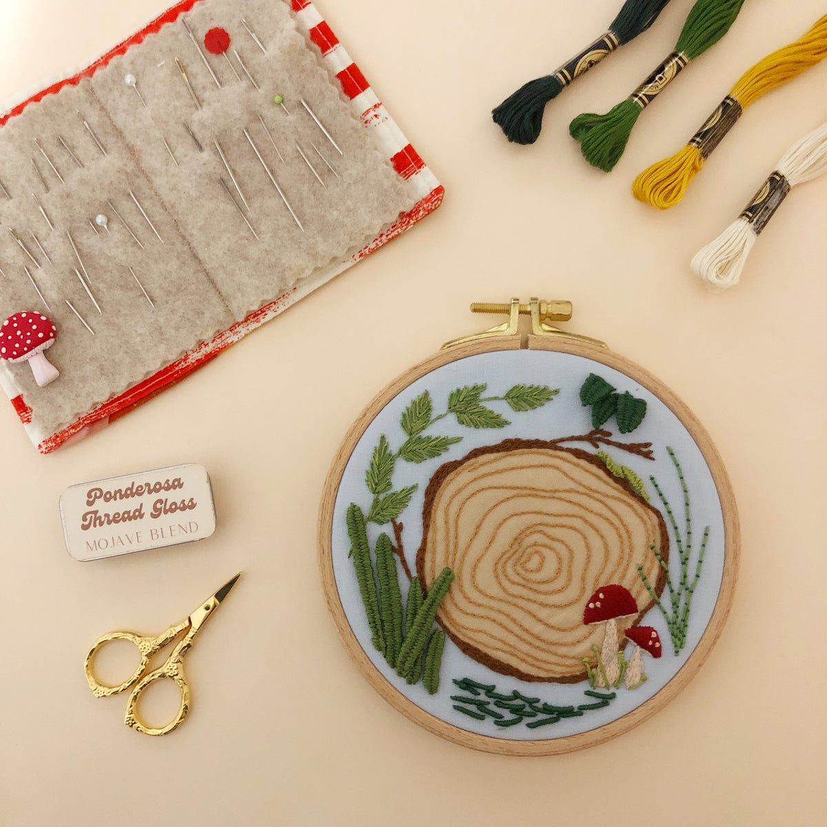 3D Woodland Scene - Advanced Embroidery Kit
