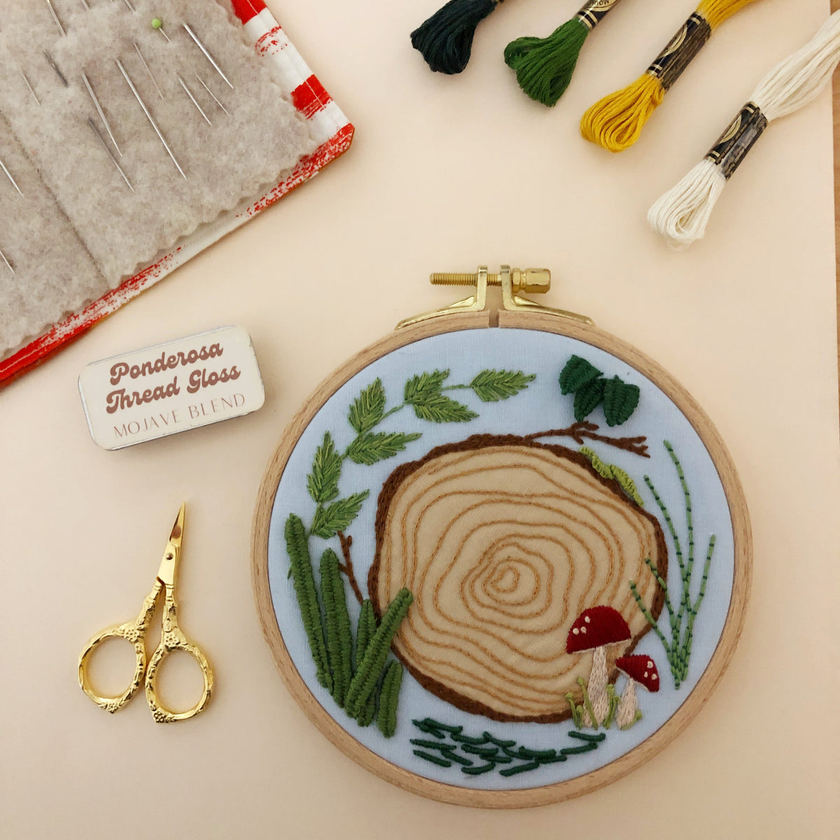 3D Woodland Scene - Advanced Embroidery Kit