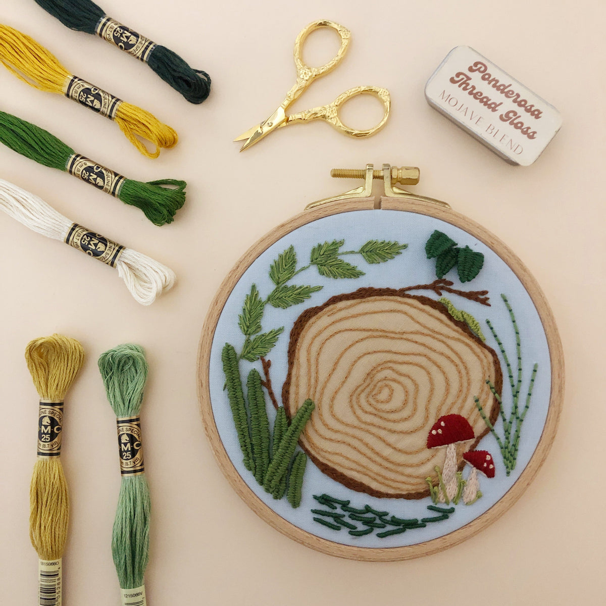 3D Woodland Scene - Advanced Embroidery Kit