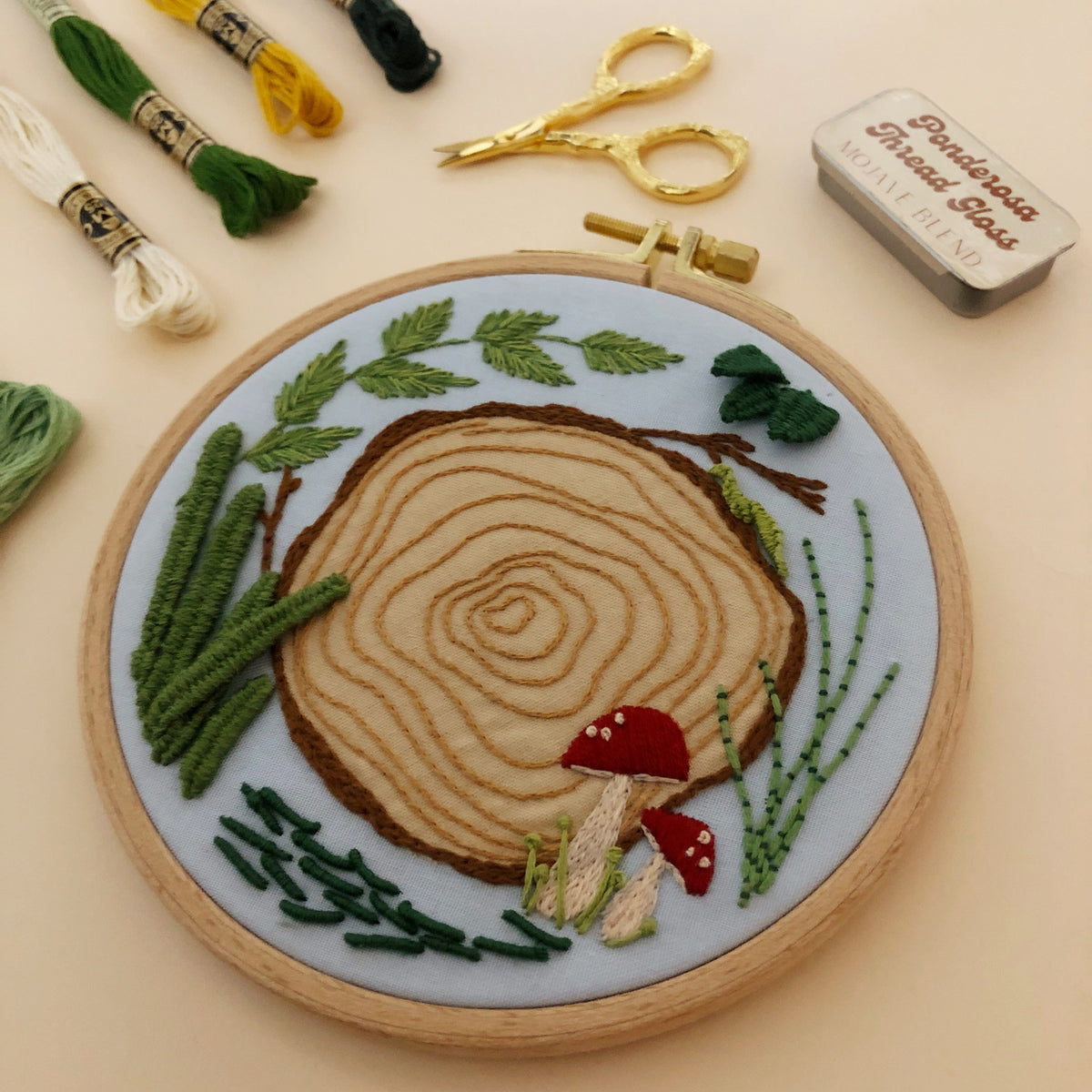 3D Woodland Scene - Advanced Embroidery Kit