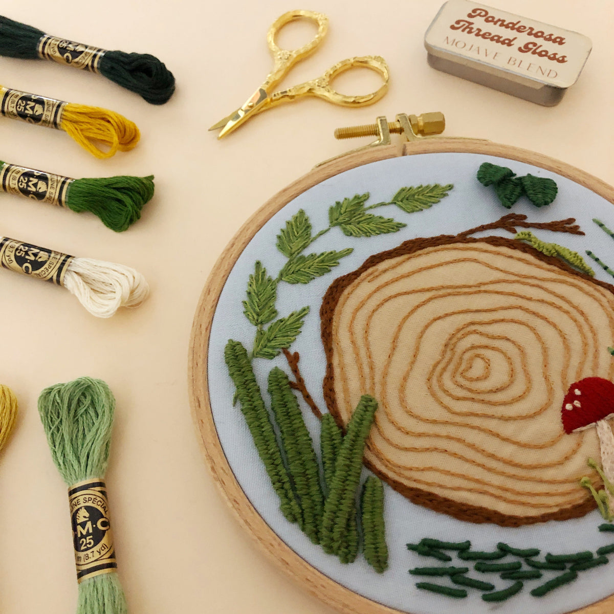 3D Woodland Scene - Advanced Embroidery Kit