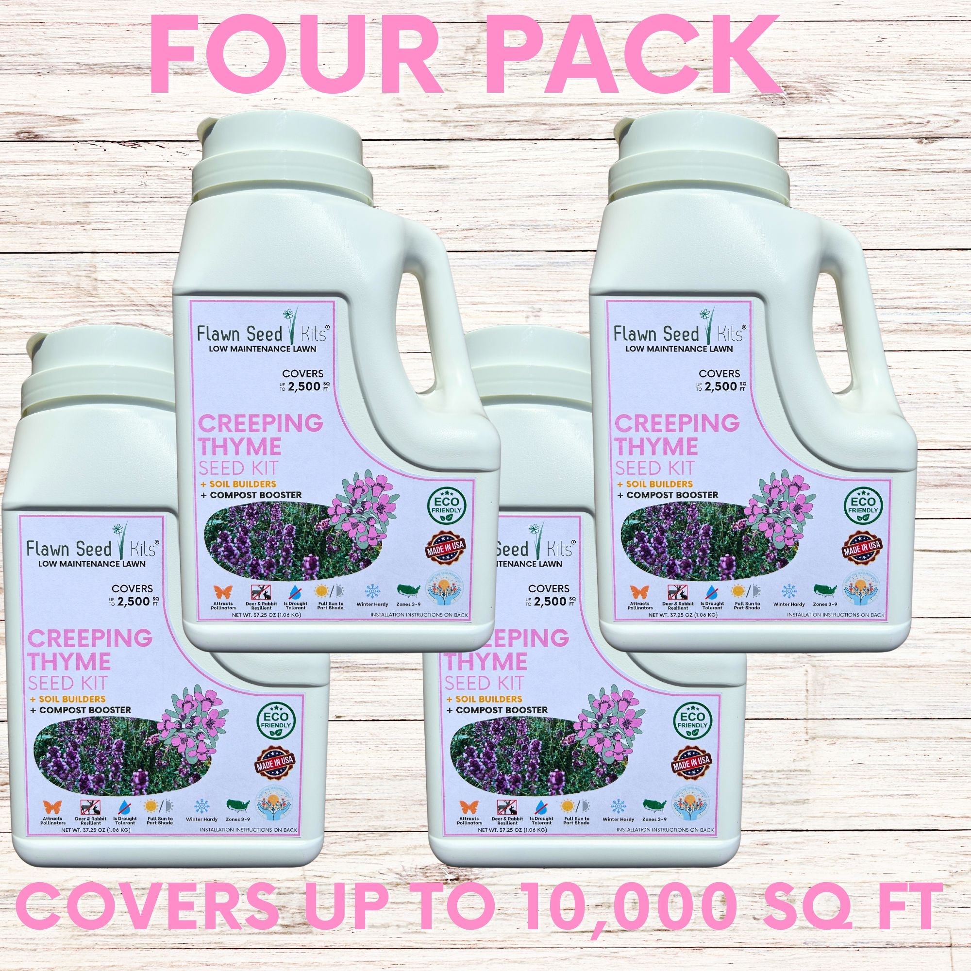 Creeping Thyme Flowering Lawn & Groundcover - Seed Kit