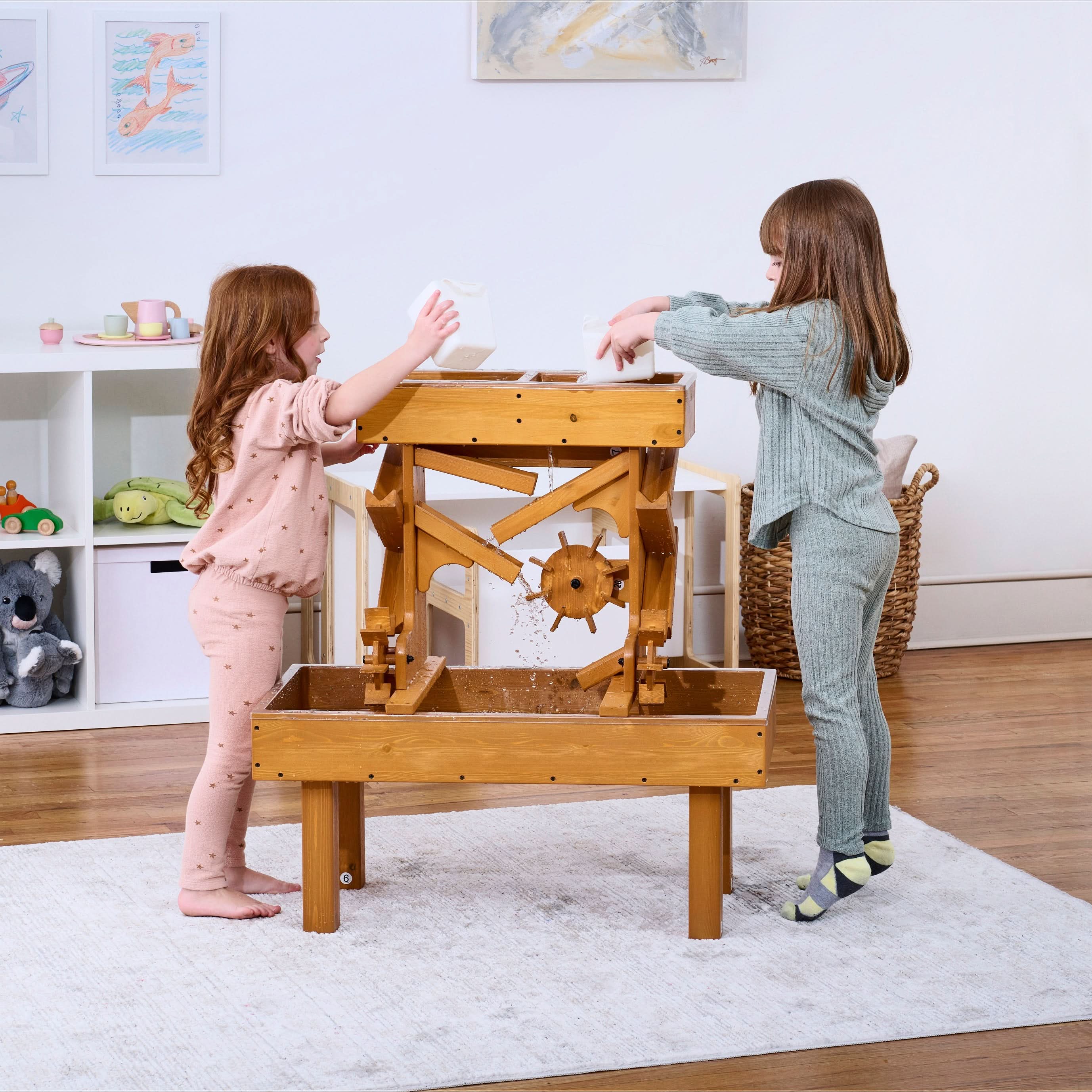 Interactive Wooden Water Table - Sensory Play Station