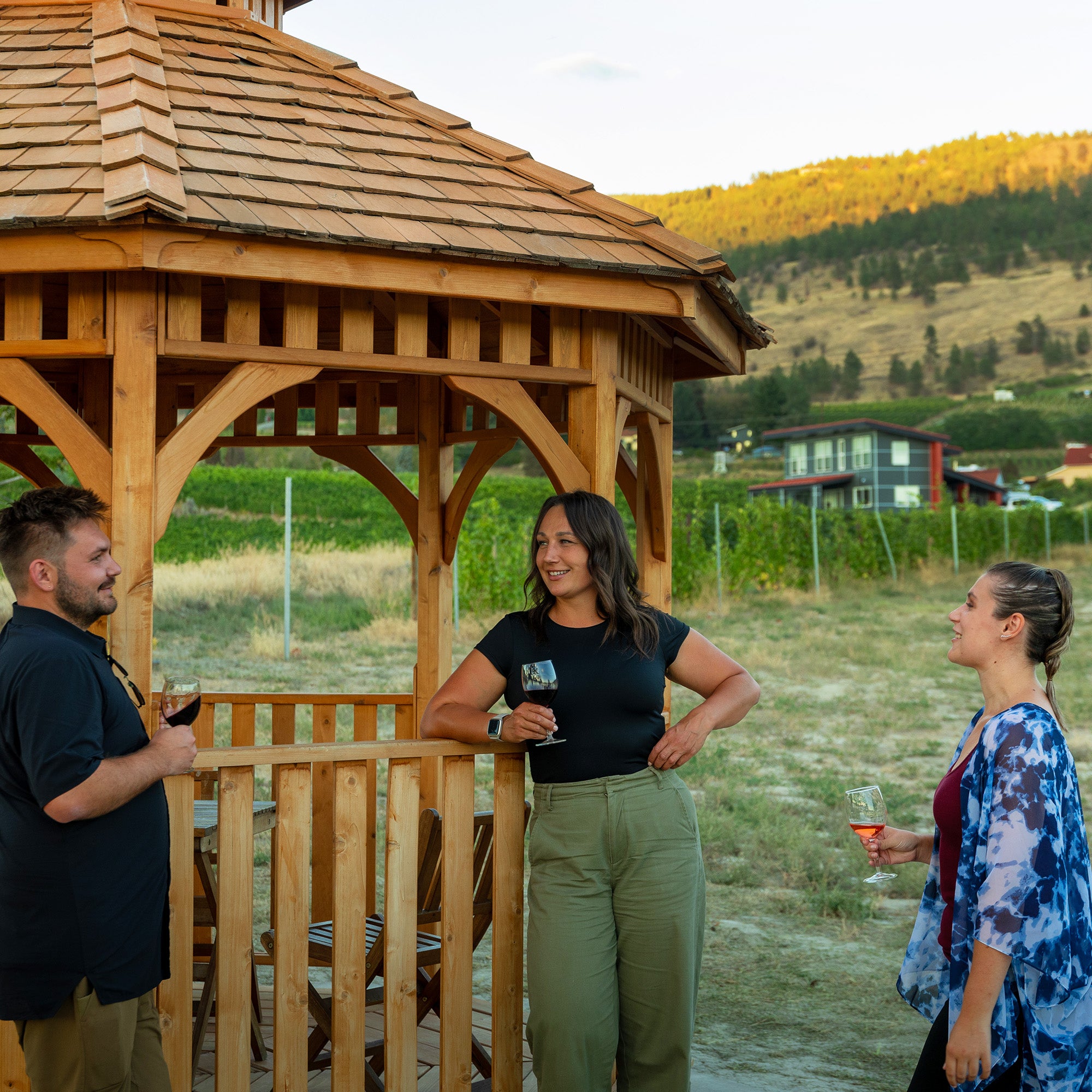 10' Cedar Panelized Octagon Gazebo