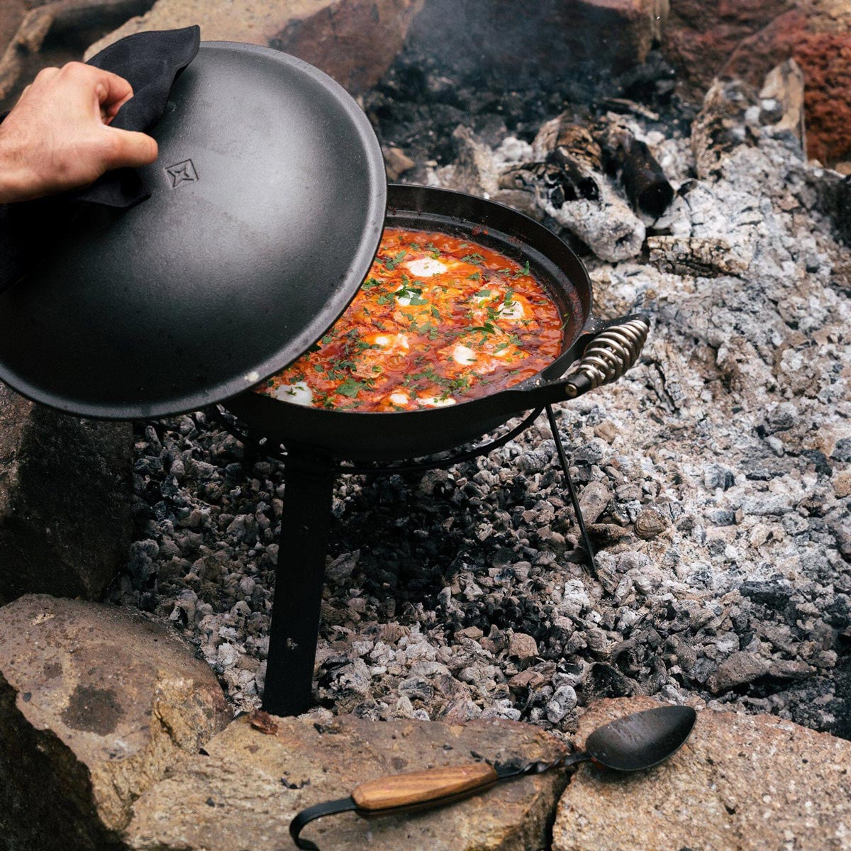 All-in-One Cast Iron Grill - 4 Quart