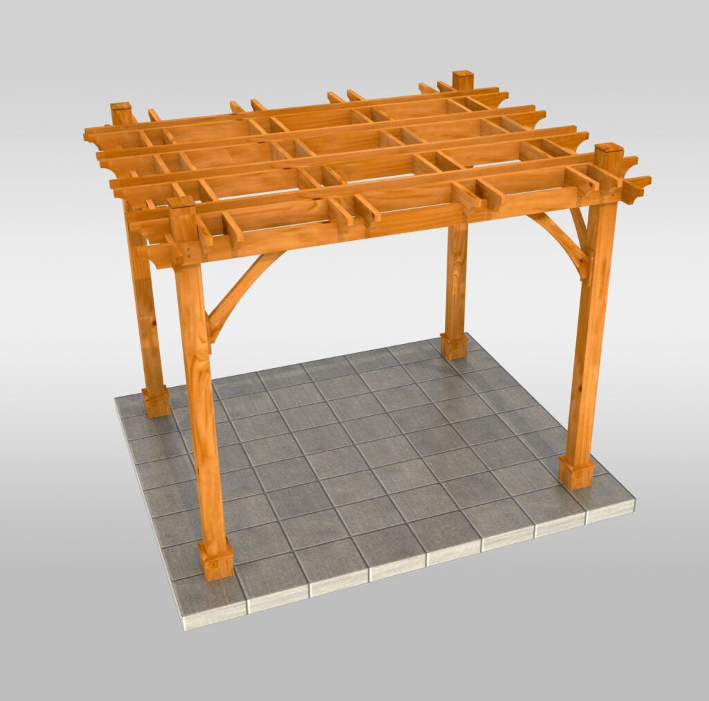 8' x 10' Premium Cedar Pergola Kit