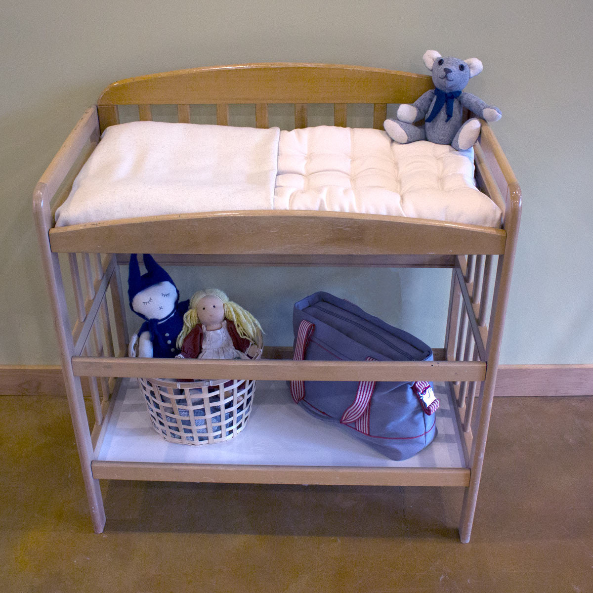 Natural Wool Baby Changing Table Mat