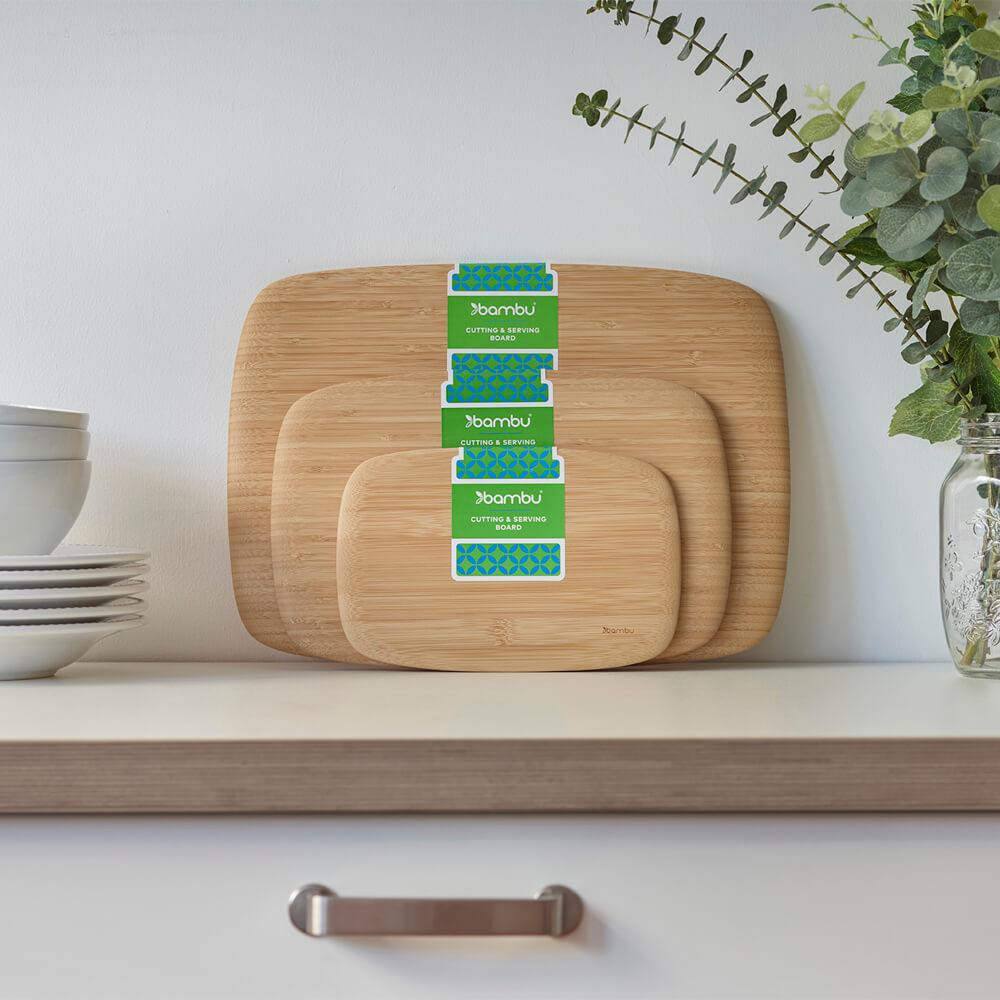 Natural Bamboo Cutting & Serving Boards