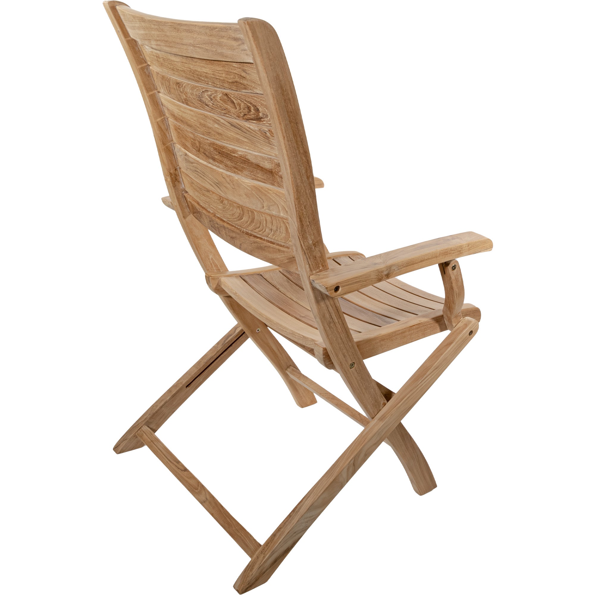 Natural Teak Naples Outdoor Folding Patio Chair