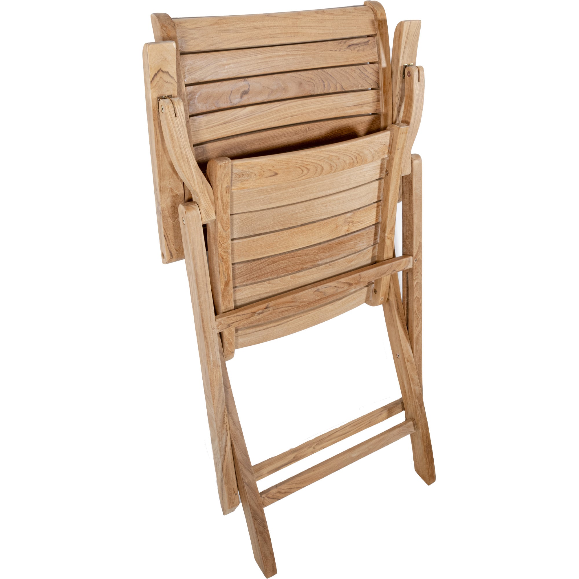 Natural Teak Naples Outdoor Folding Patio Chair