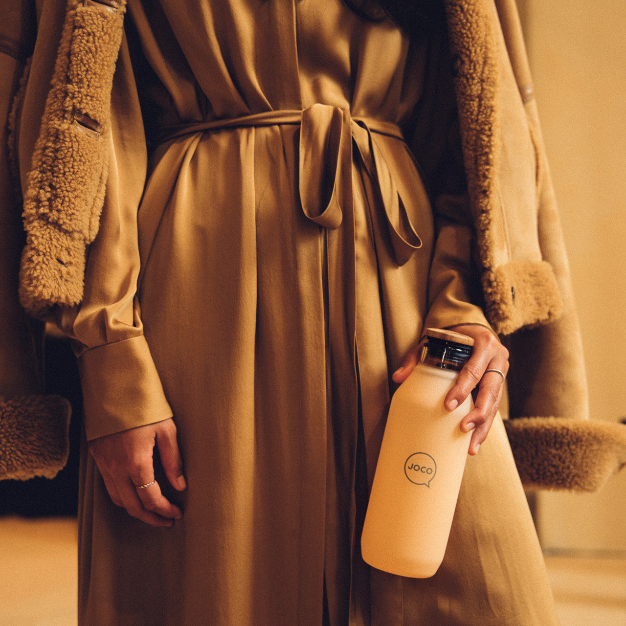 Velvet Grip Glass Flask 20oz