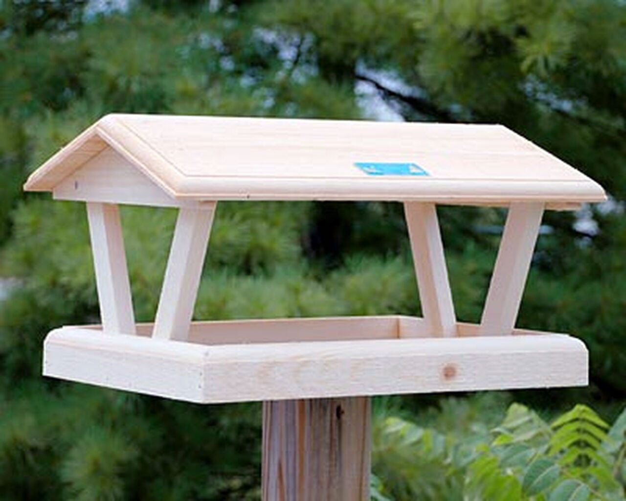 Wooden Cottage Bird Feeder