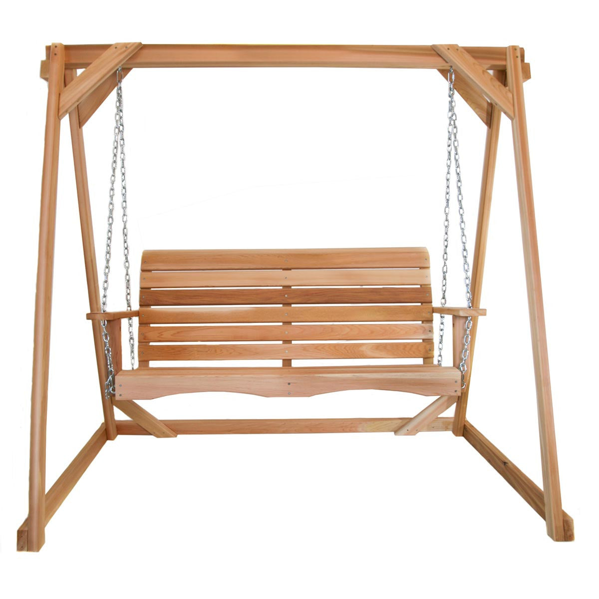 6' Cedar Hanging Garden Swing & Frame