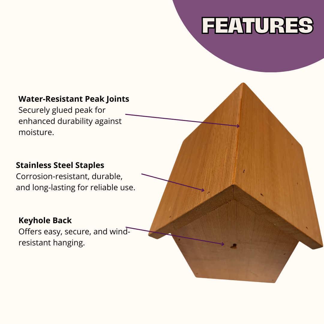 Cedar Chalet Complete Kit Bee House & Bee Certificate