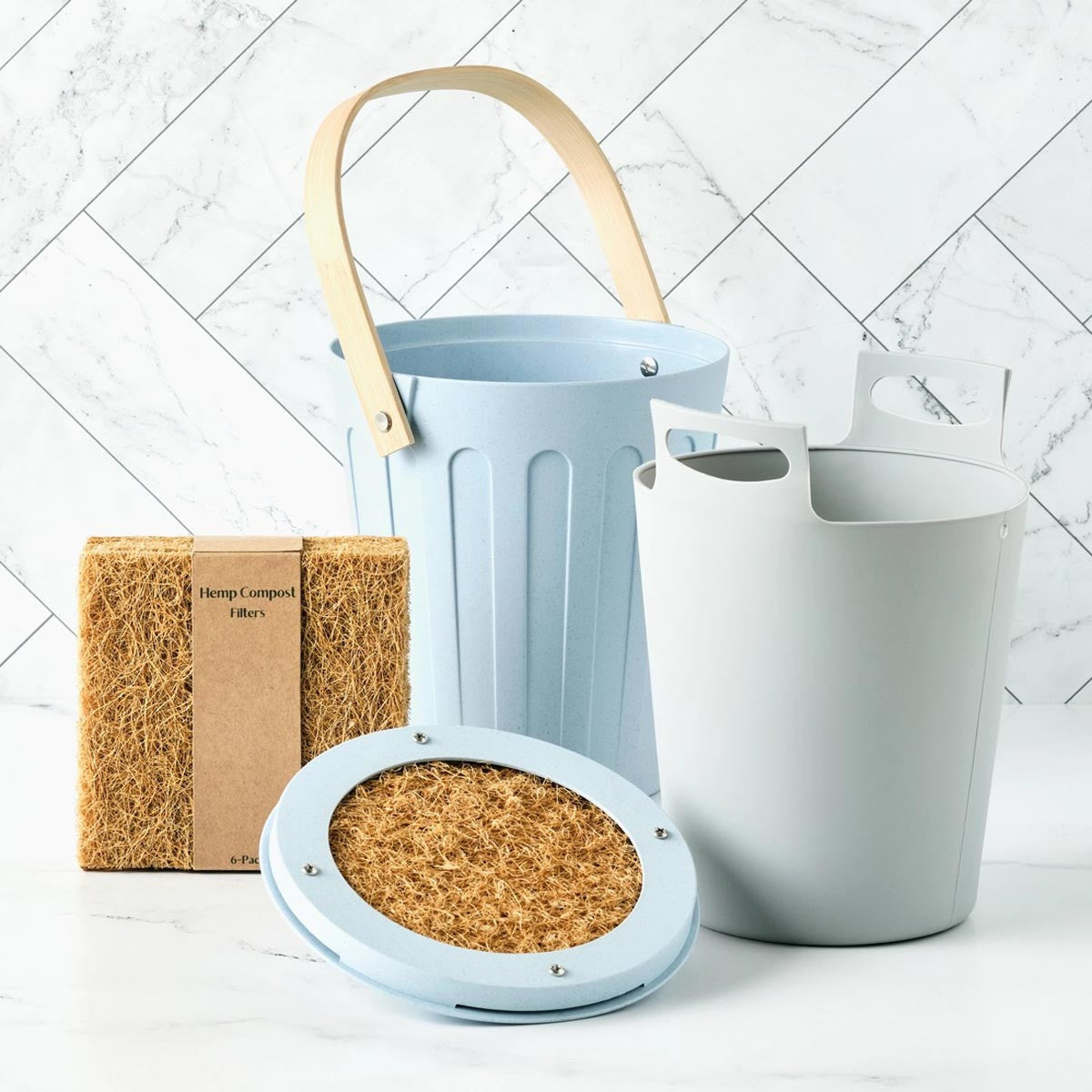 Compost Keeper Fitted Silicone Pail Liner - Round