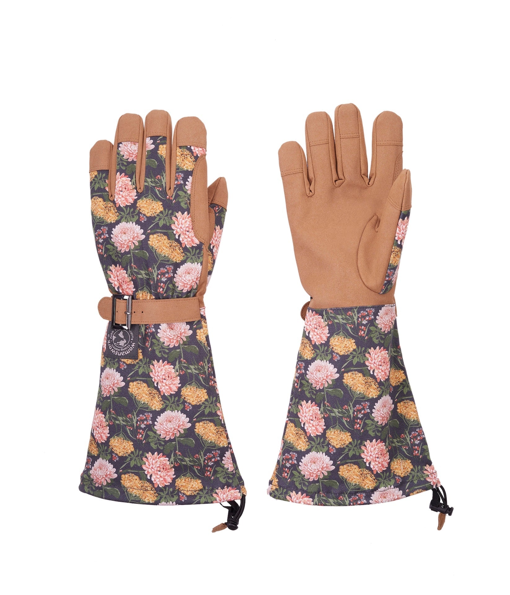 Botanical Print Gardening Arm Saver Gloves
